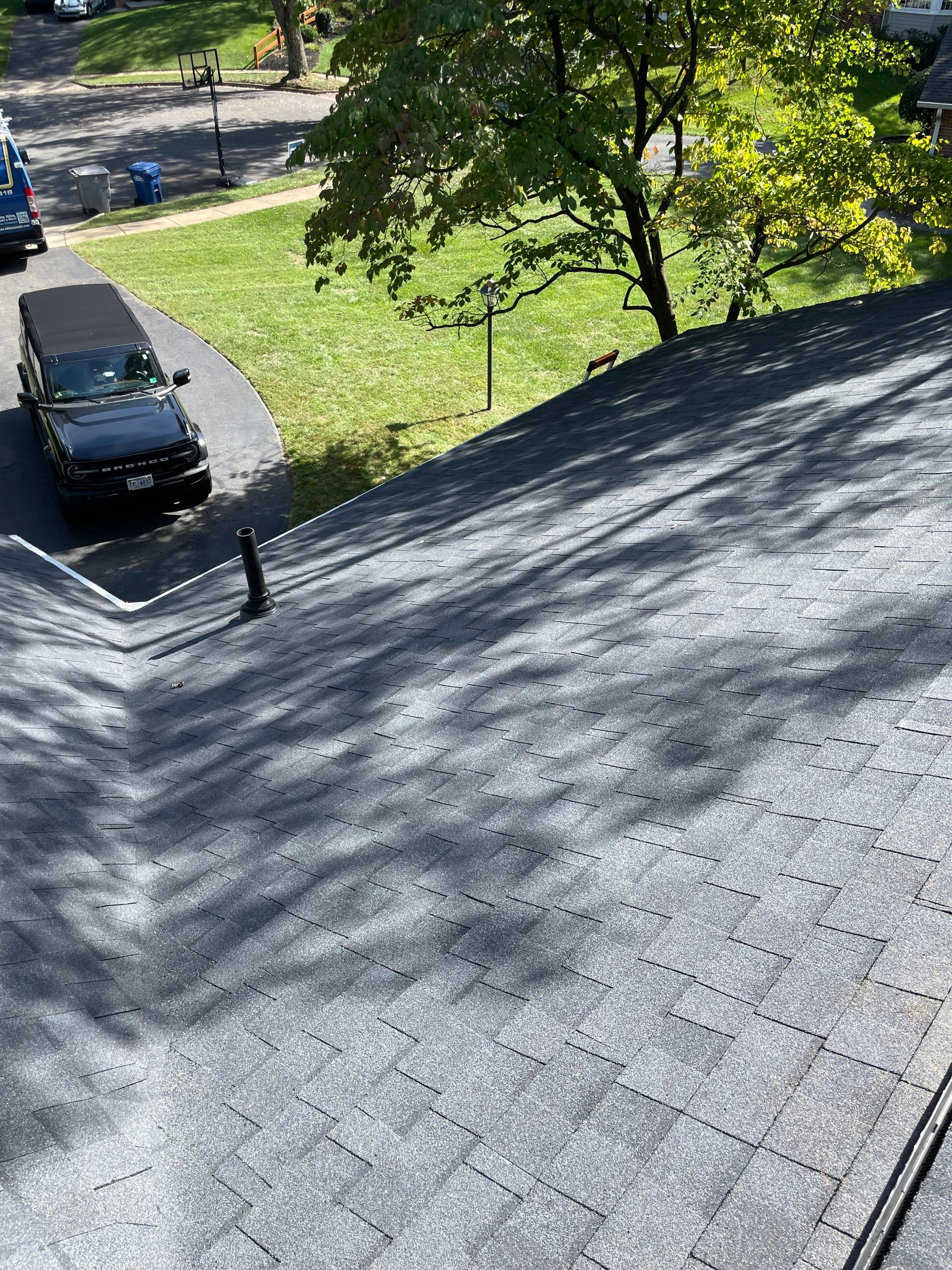 Falls Church: Residential Roof Replacement with CertainTeed Landmark in Moire Black  by RM Banning, Inc.