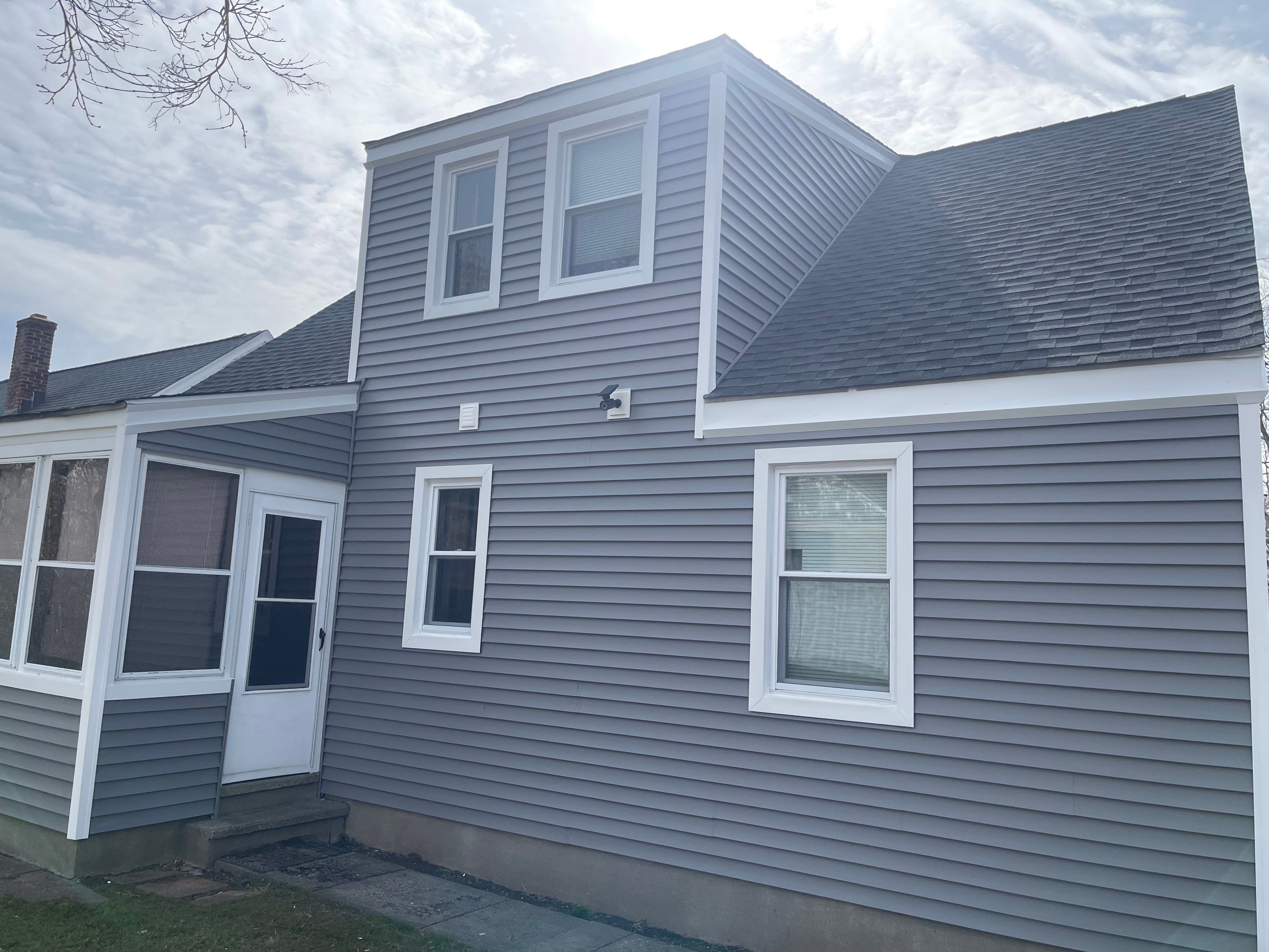 Siding Installation using Certainteed Monogram Charcoal Gray by A Plus Exterior