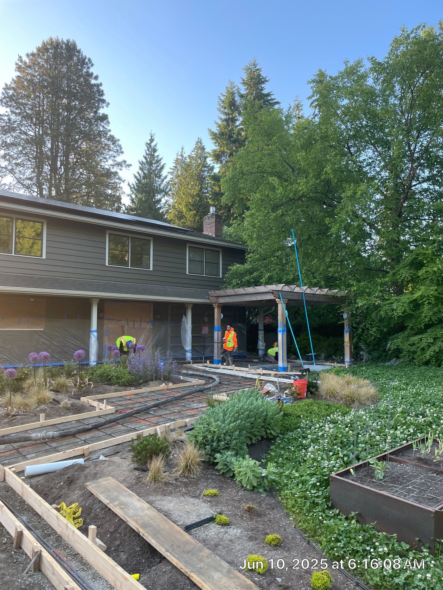 Concrete Driveway Makeover | Edmonds  by Jireh Asphalt & Concrete Inc 