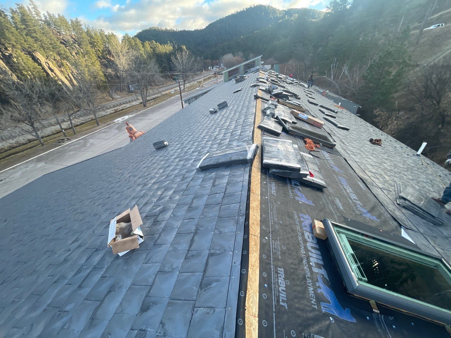 Commercial Roofing Installation using EuroShield by Weather-Tite Exteriors LLC