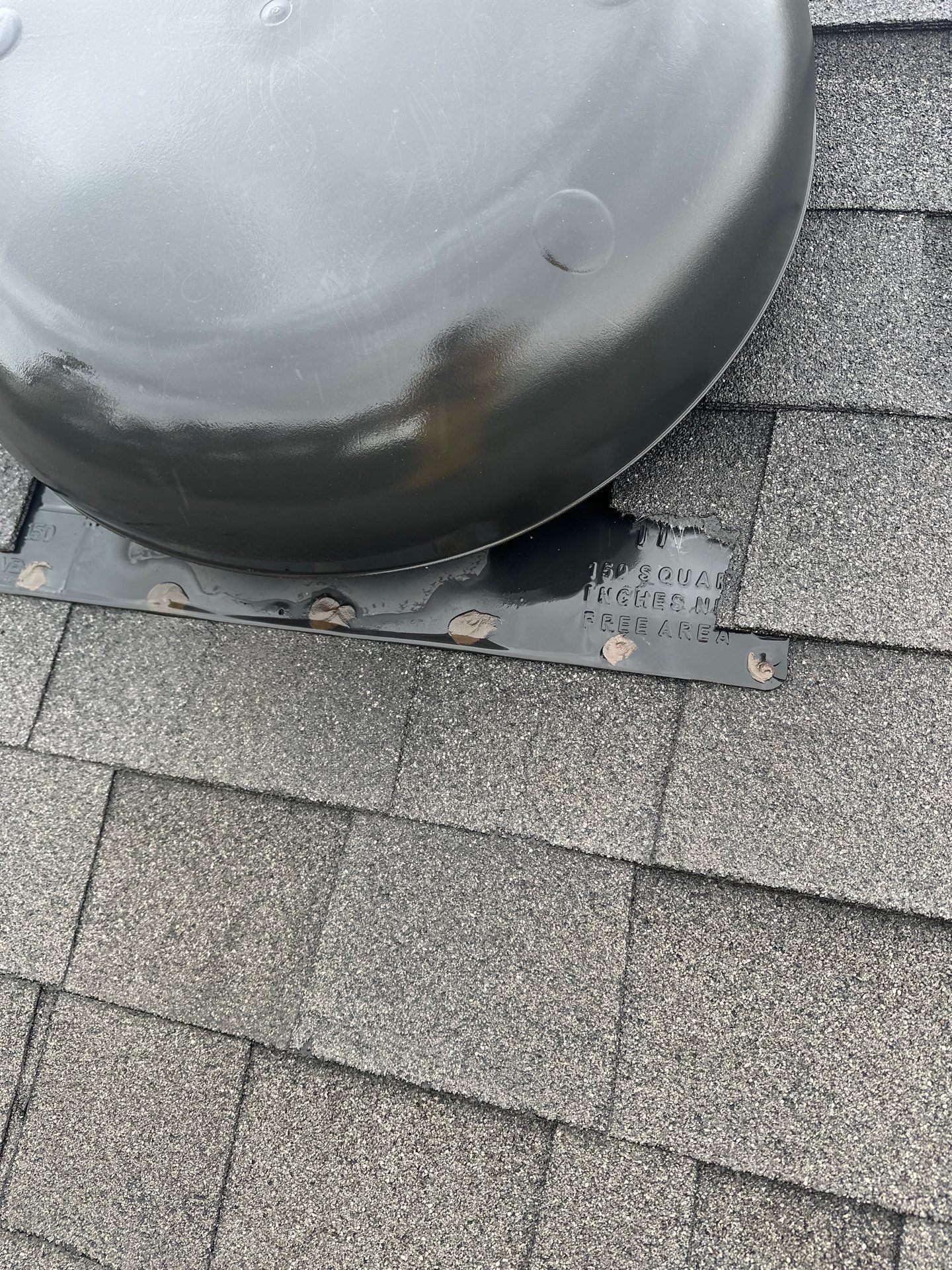 Hail Damage using Owen's Corning Duration (Lifetime) Shingles by Roof Repair Company