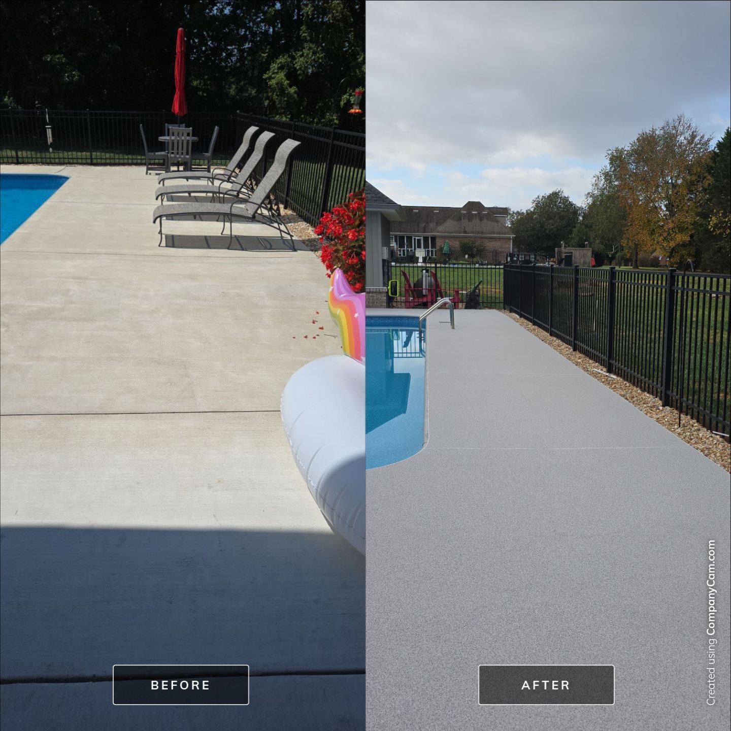 Pool Deck using Solstice by Elite Floor Solutions