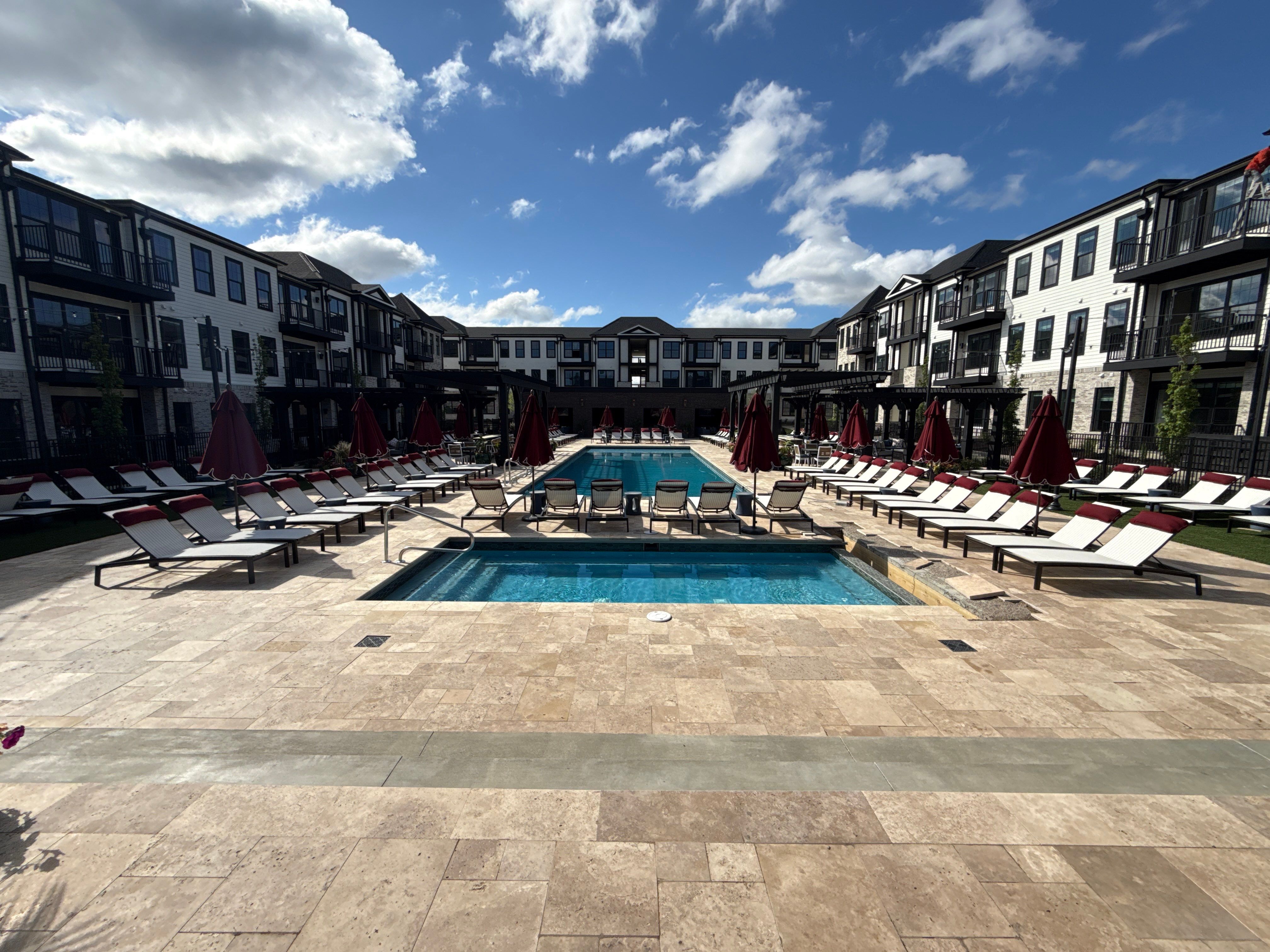 Multi-Family Alamira Apartments - Synthetic Turf Installation in Columbus by Southwest Greens Midwest