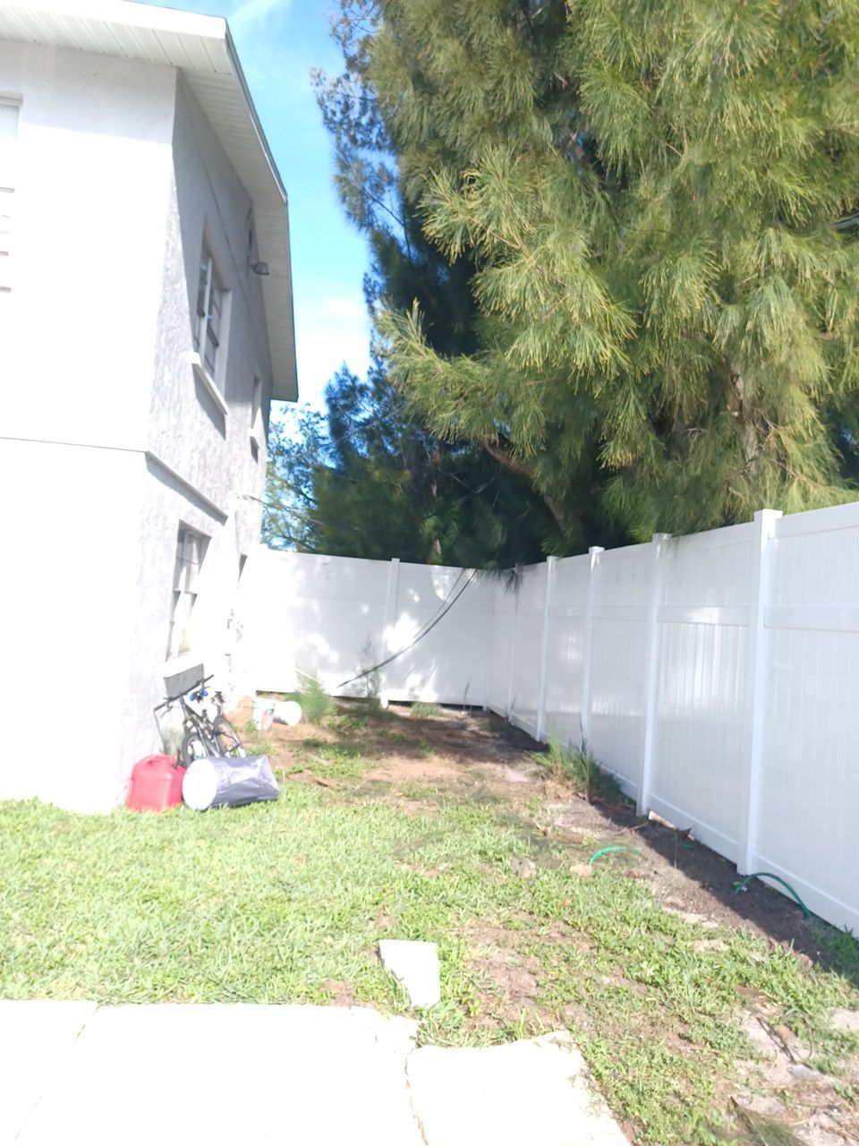 Bradenton, FL 6+2 White Vinyl Privacy Fence  by Asap fence and gates, LLC