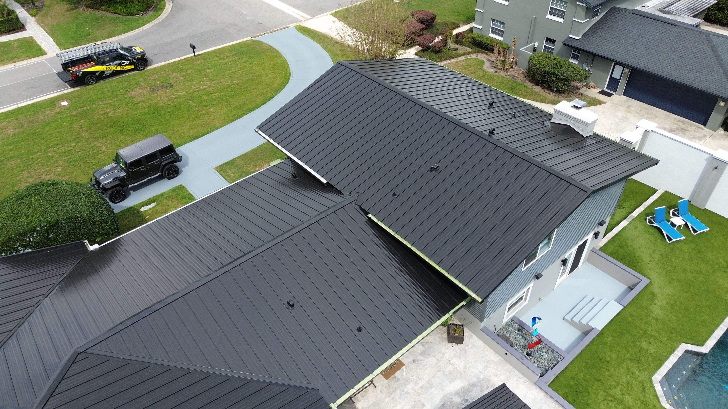 Residential Metal roof  by Gold Key Roofing