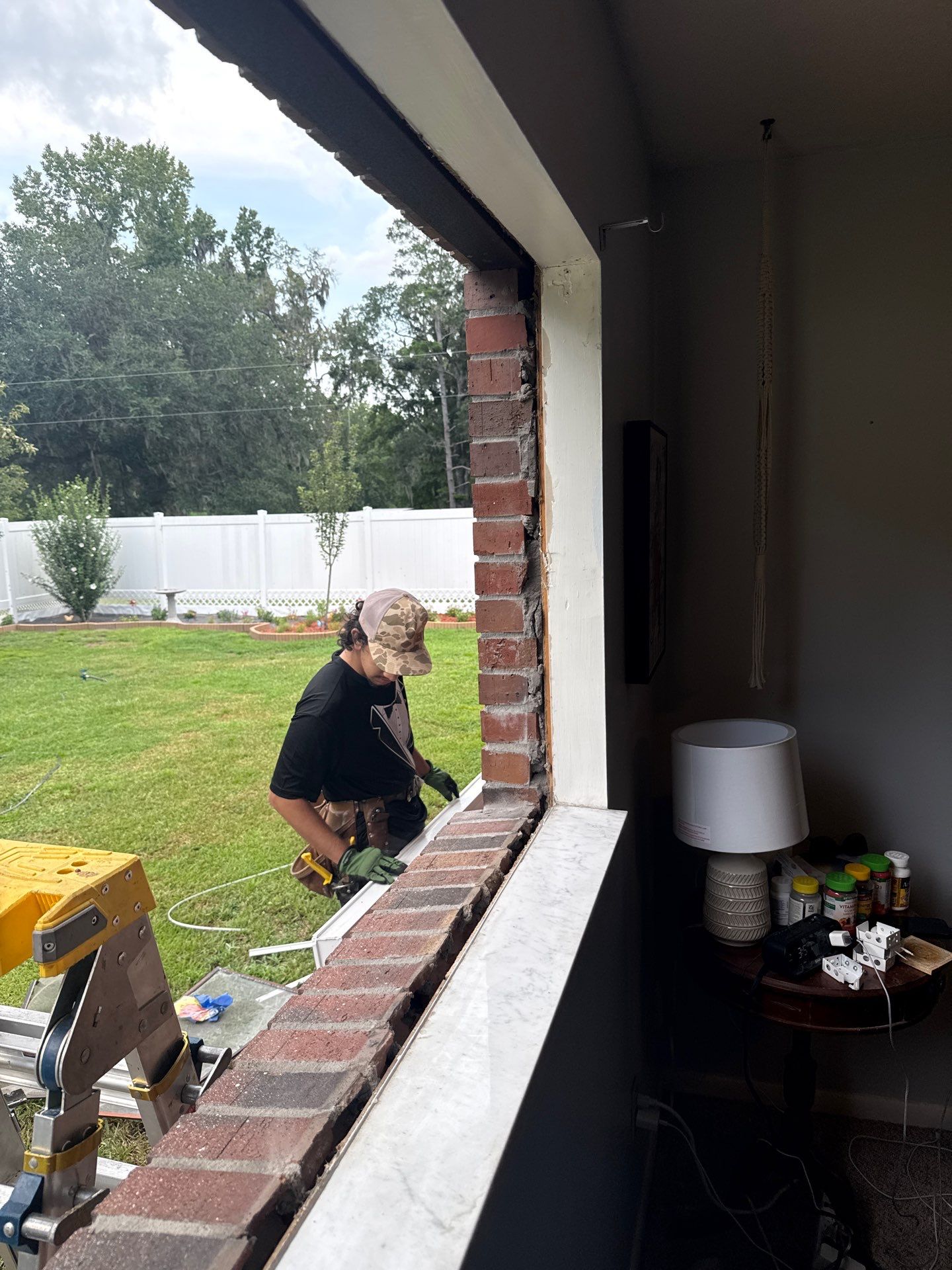 Energy-Efficient White Vinyl Window Replacement in Lake City, Florida by Windows & Doors Store