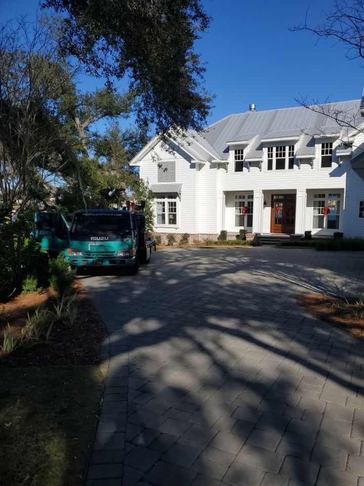 Black  4' Aluminum using Black 2 rail Aluminum by Hip Square Fence Inc.