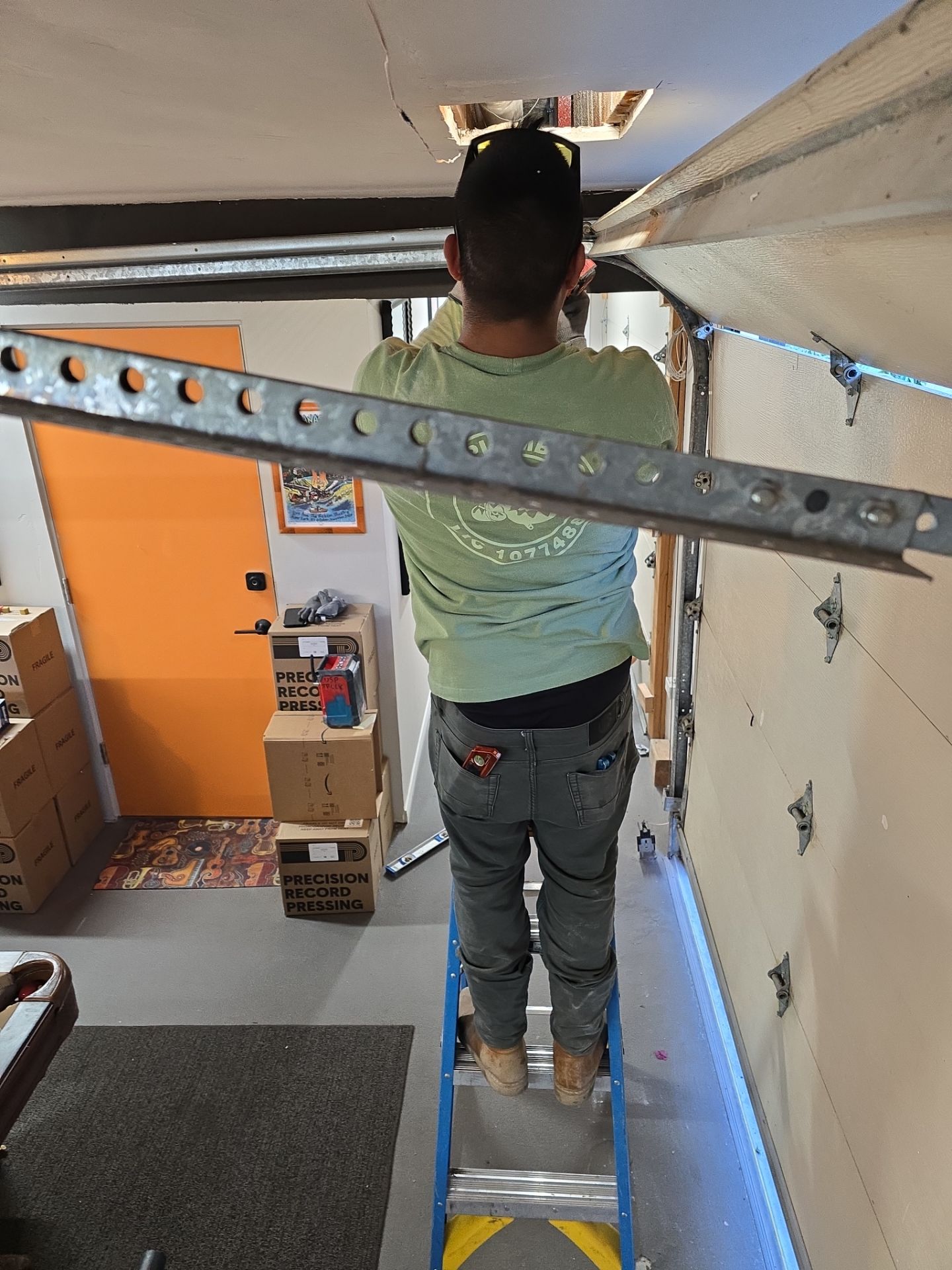 Installation of New Tall Black Piping (Wall to Ceiling) & Underground Piping by Us Plumbing