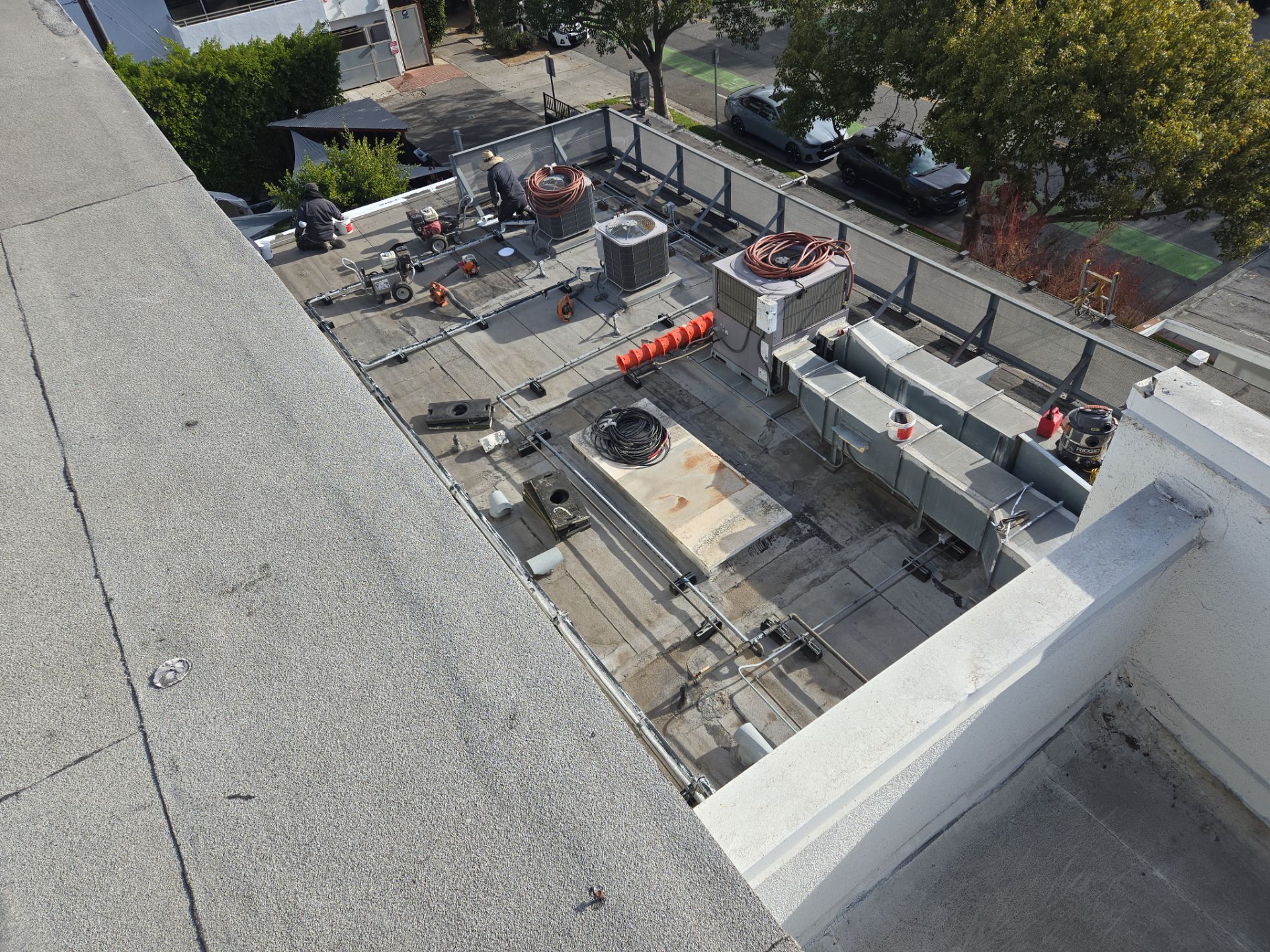 Pre-school in Santa Monica - Waterproofed with ASC Silicone Membrane System by Hull Brothers Roofing