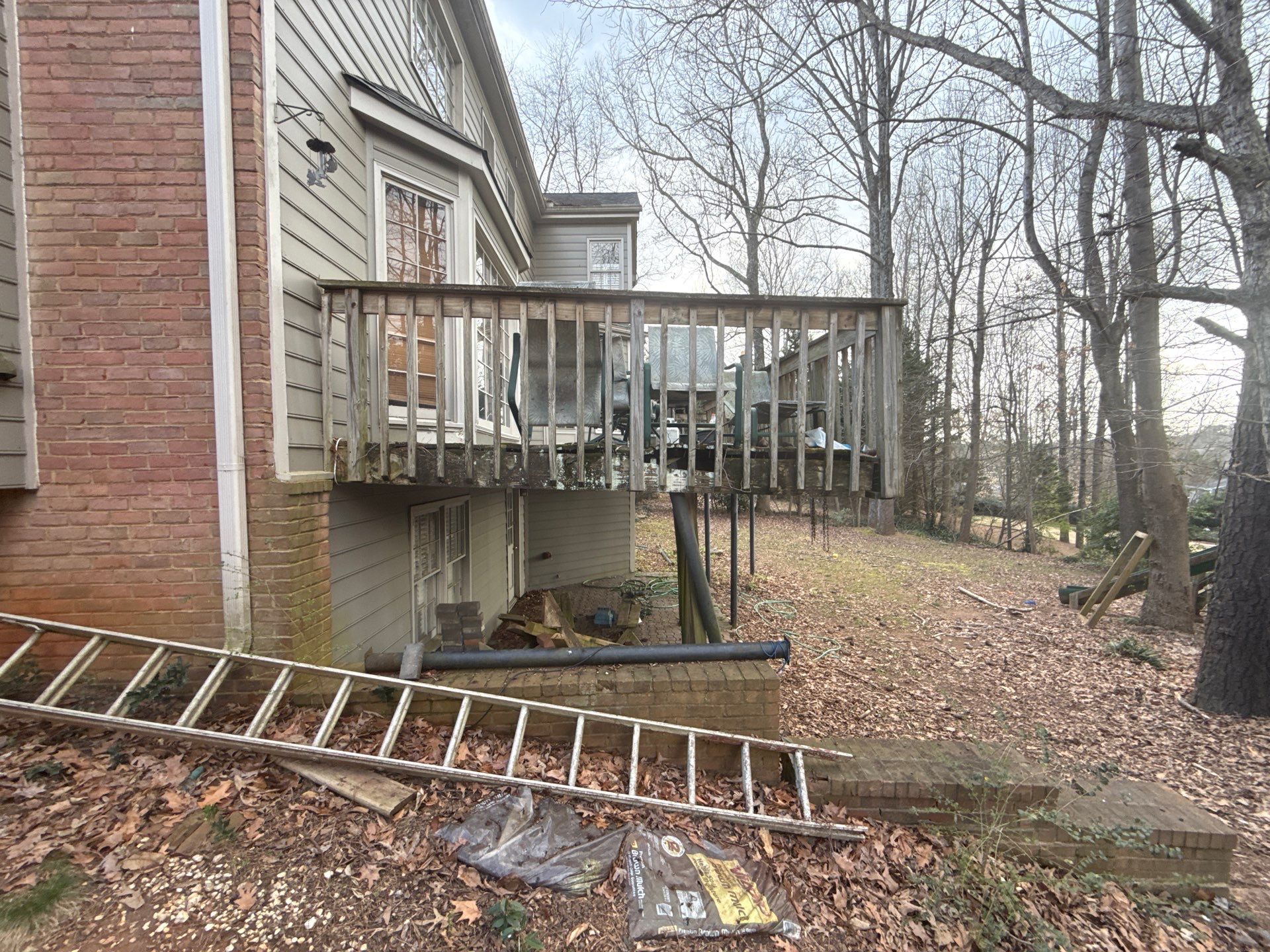 Wood Deck Build in Acworth, GA by Nelson Exteriors 