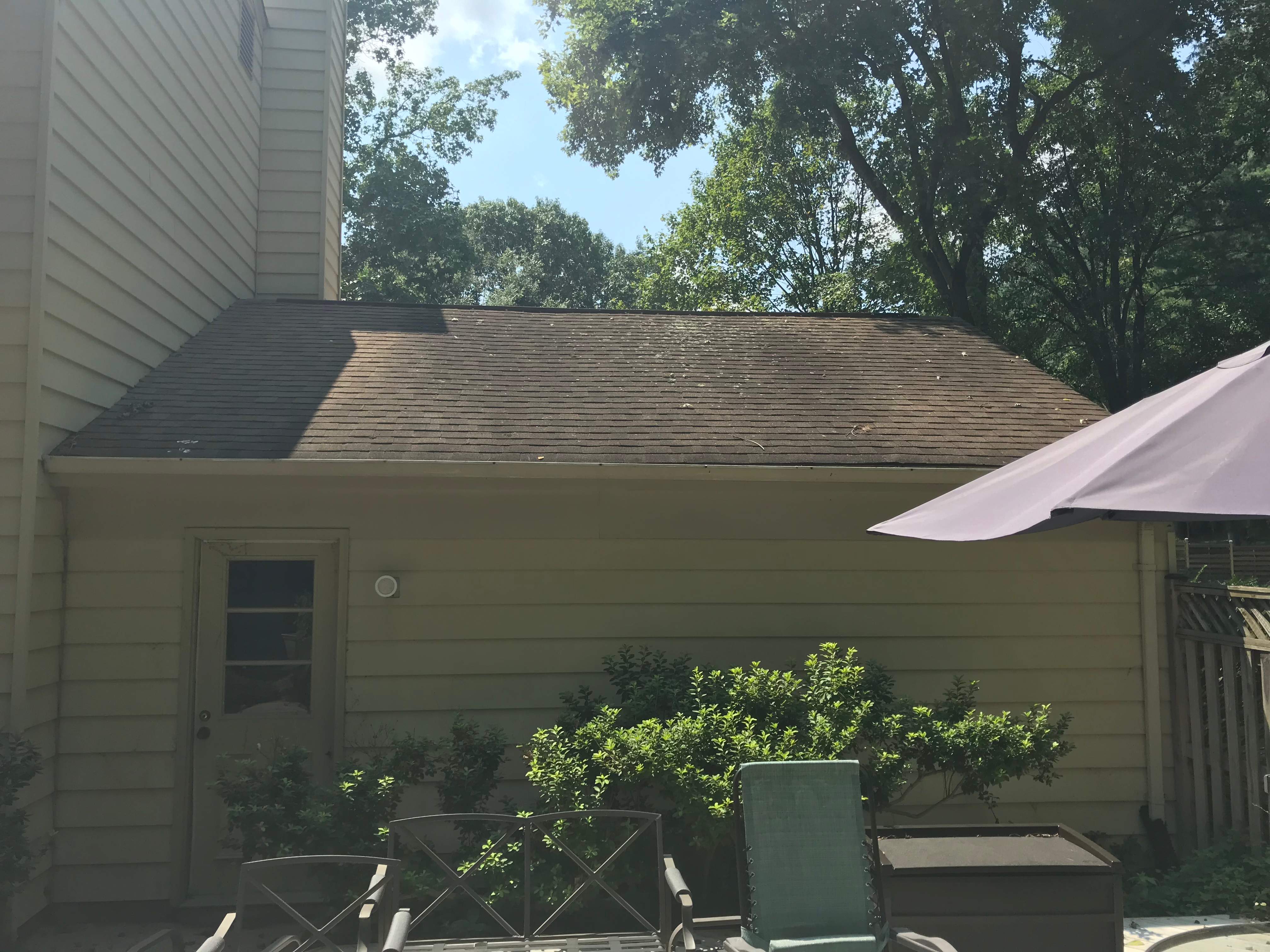 Residential Roofing Installation using Landmark Shingles Color Weatherwood by Alpha Design Services