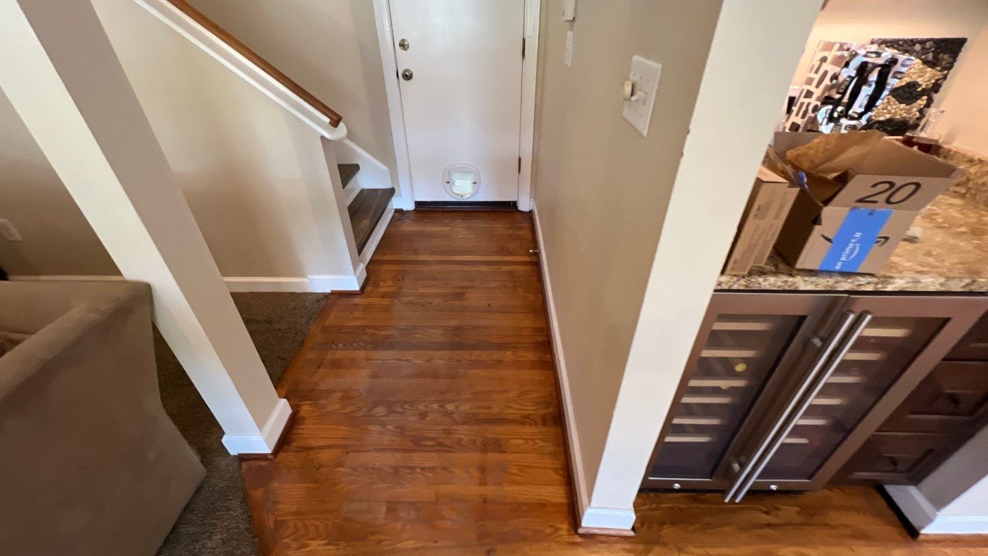 Hardwood Renewal  using Finish Em by Monster Clean