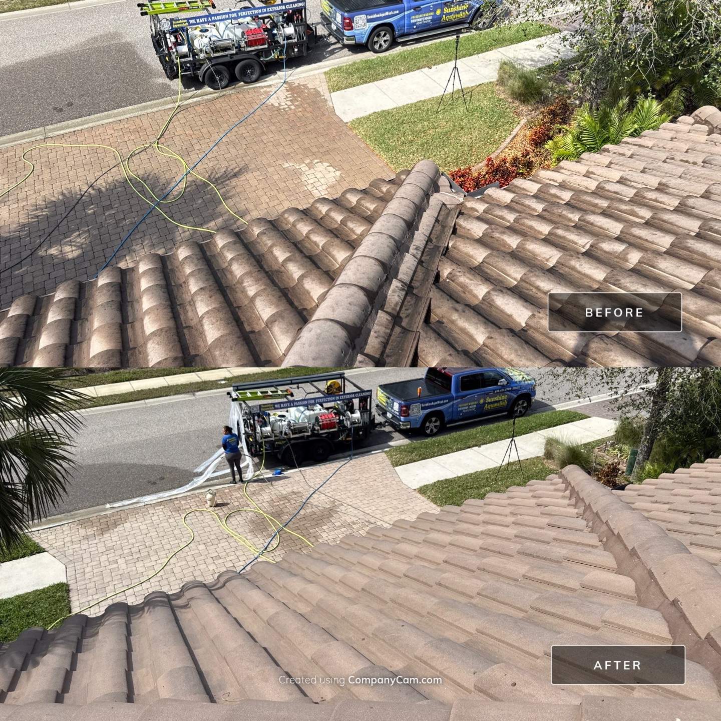 Tile Roof & Pool Deck Cleaning in Artisan Lakes Esplanade, Palmetto, FL – Sunshine AquaWash by Sunshine AquaWash