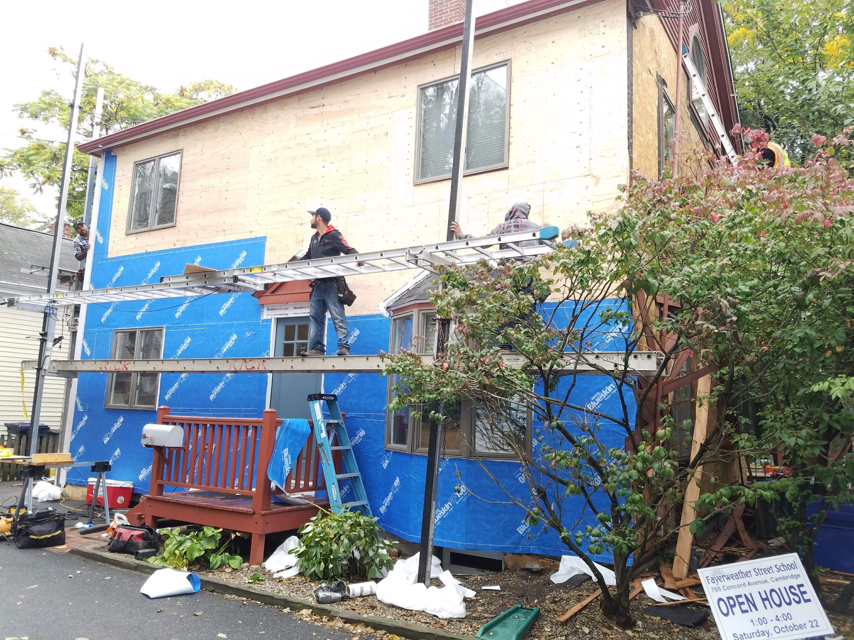 Siding Installation using Cedar Clapboard by Loyalty Exterior Solutions 