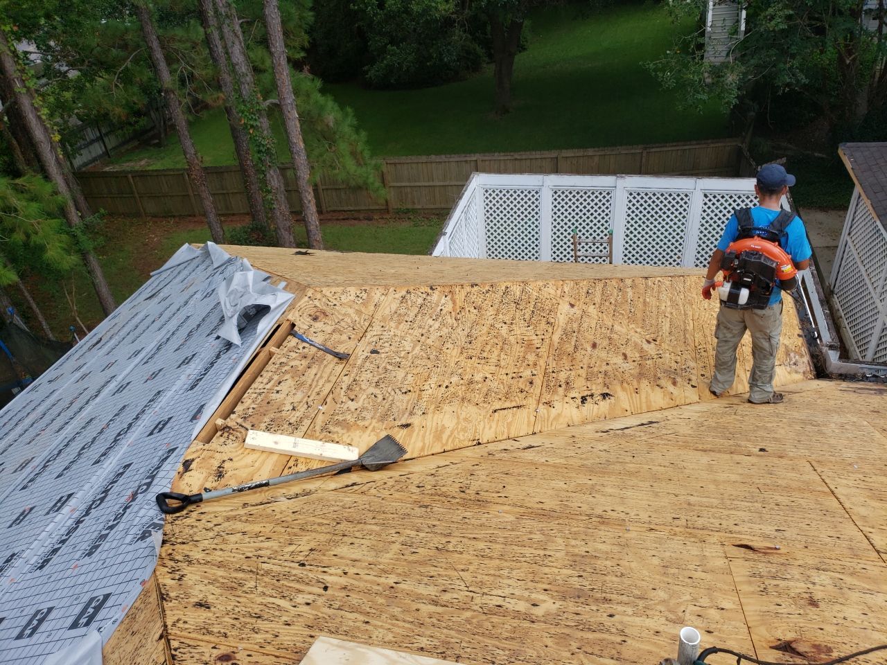 Residential Roofing Installation using Roof Replacement by American Roofing & Construction LLC
