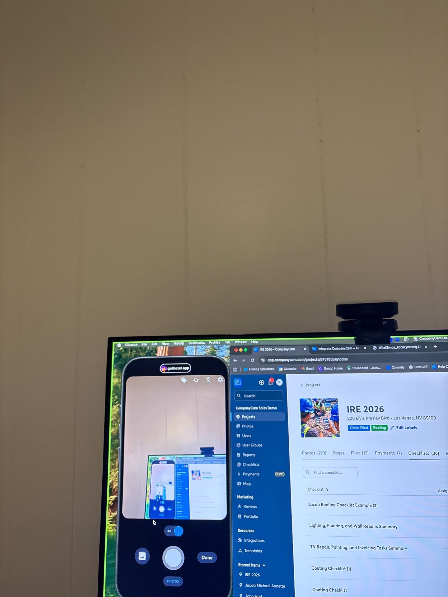 Tesla Roof by CompanyCam Sales Demo