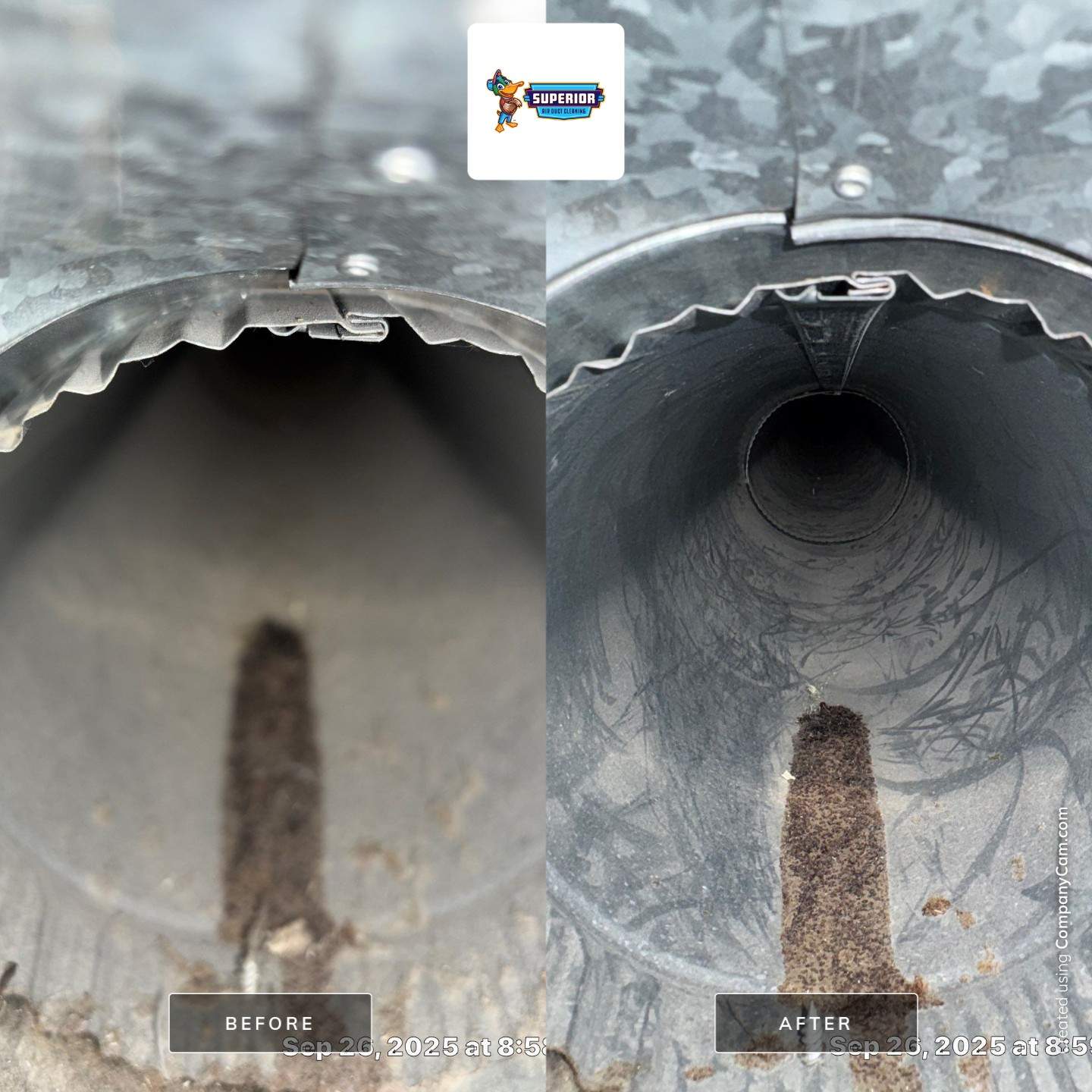 Air Duct Cleaning With a Vacuum Truck in Grove City, PA by Superior Air Duct Cleaning