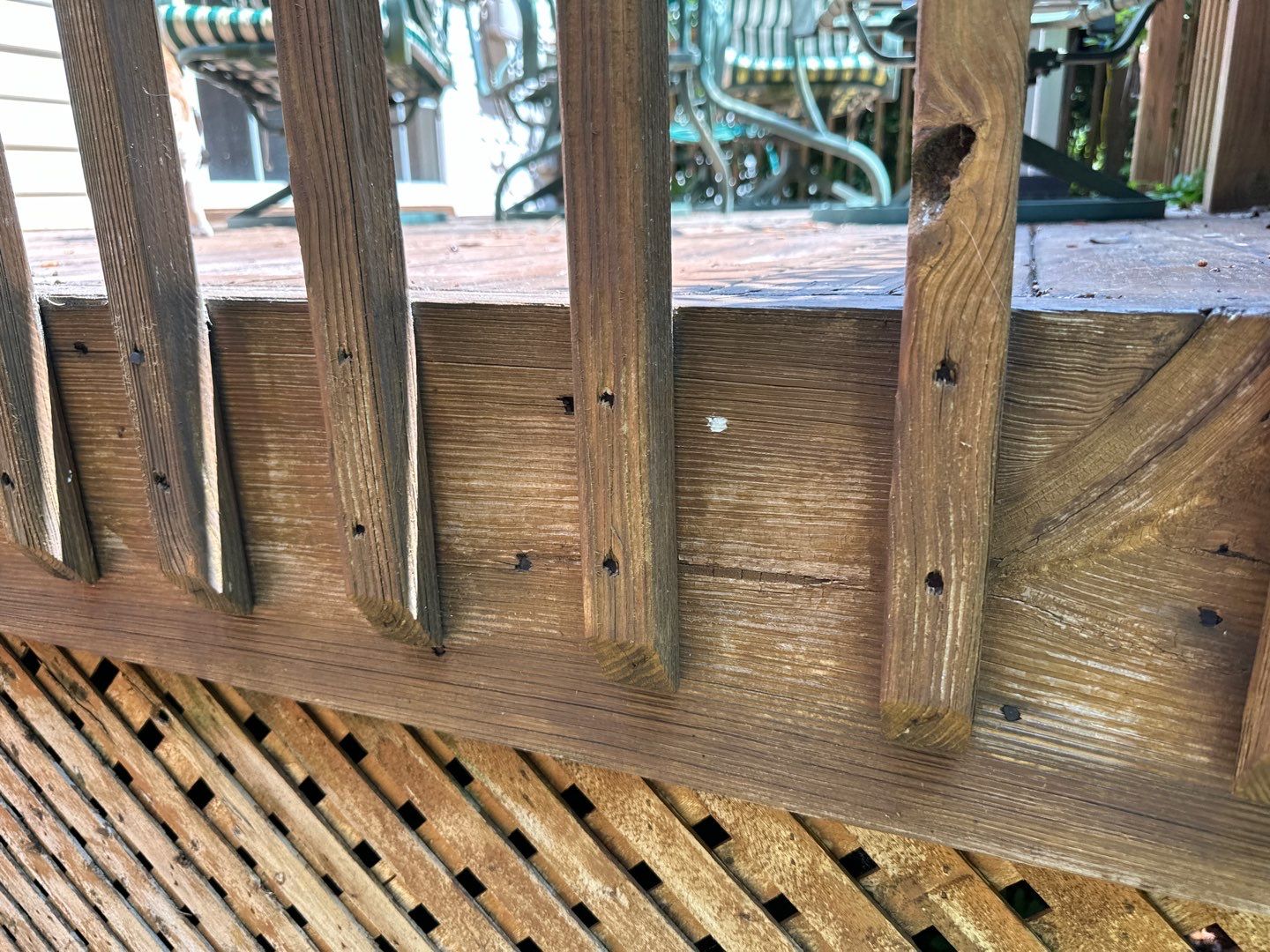 Weathered Deck using Wood Sealant by DuraSeal
