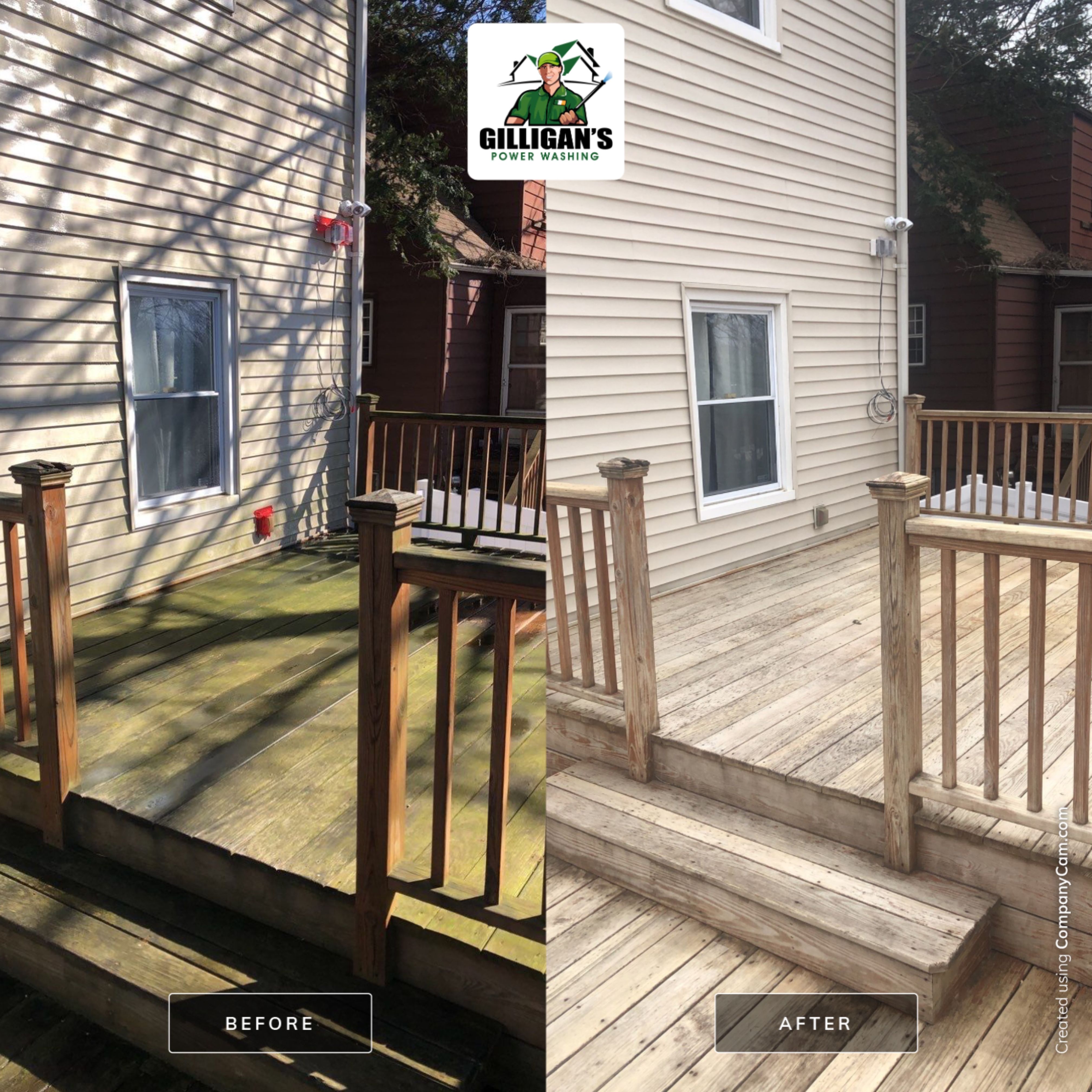 Exterior Cleaning using Softwashing by Gilligan’s Power washing