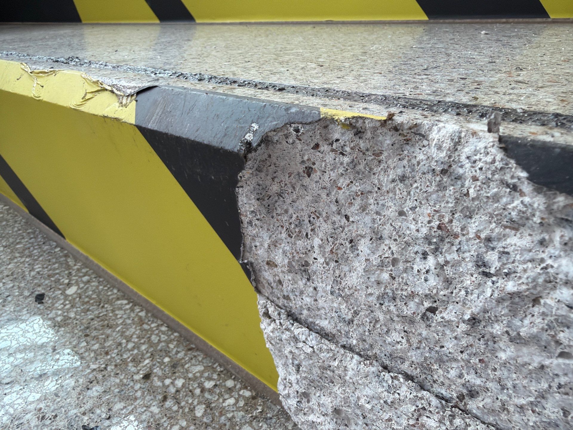 Concrete Stair Tread Restoration and Safety Upgrade in Sioux Falls by Select Painting, Coatings & Garage Cabinets