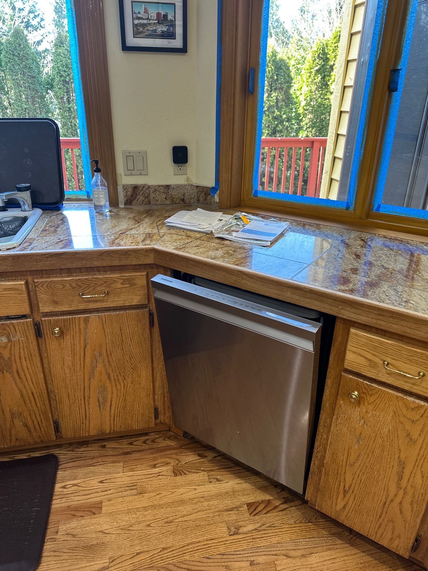 Dishwasher/ Gas Cook Top/ Pop Up Vent (Installation) by RoundHouse Installations