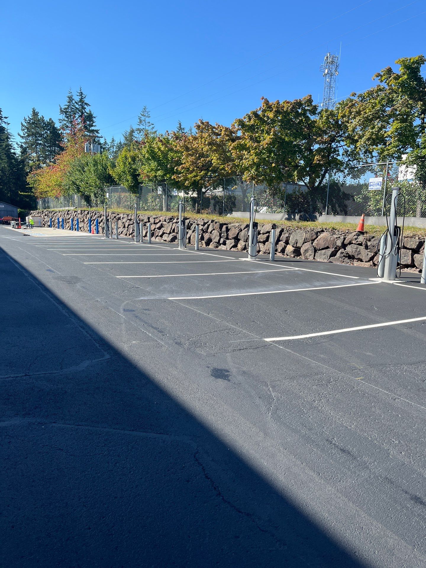 USPS Asphalt Patch Repair, Indoor Parking Lot Sandblast, Outdoor Parking Lot Sealcoating & Indoor/Outdoor Parking Lot Striping  by Jireh Asphalt & Concrete Inc 