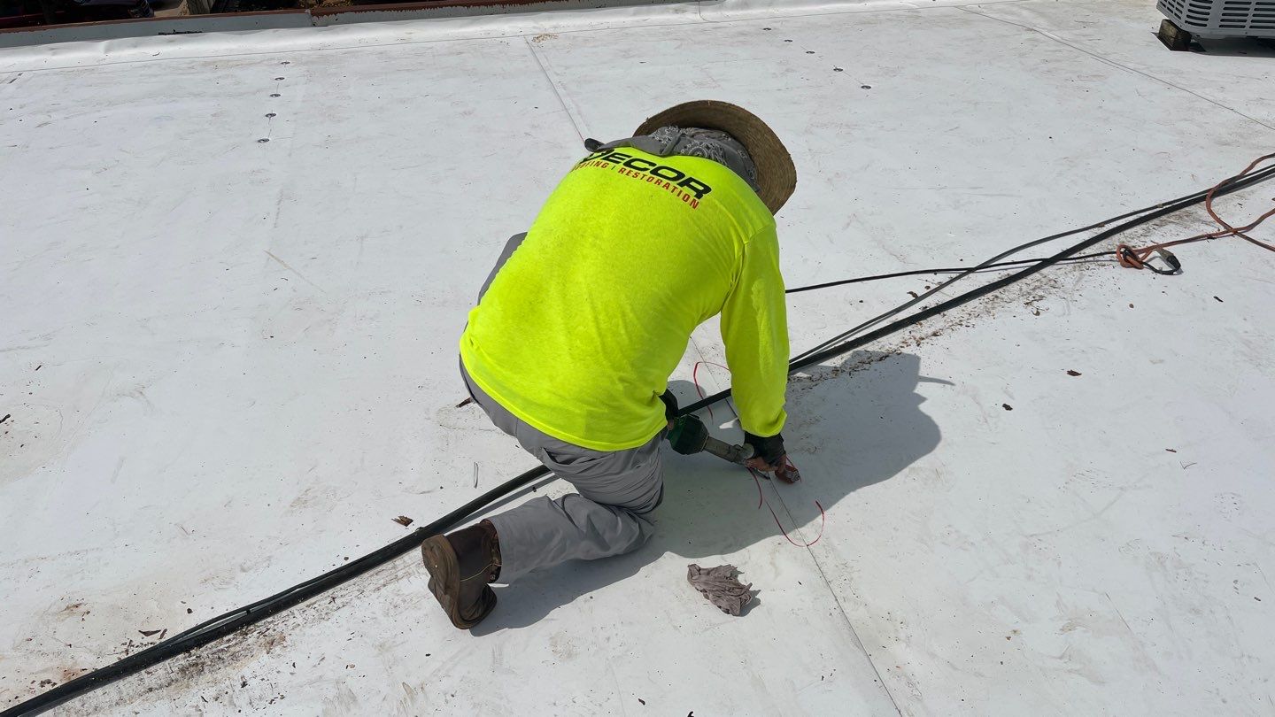 TPO Project in Tulsa by Decor Roofing & Restoration