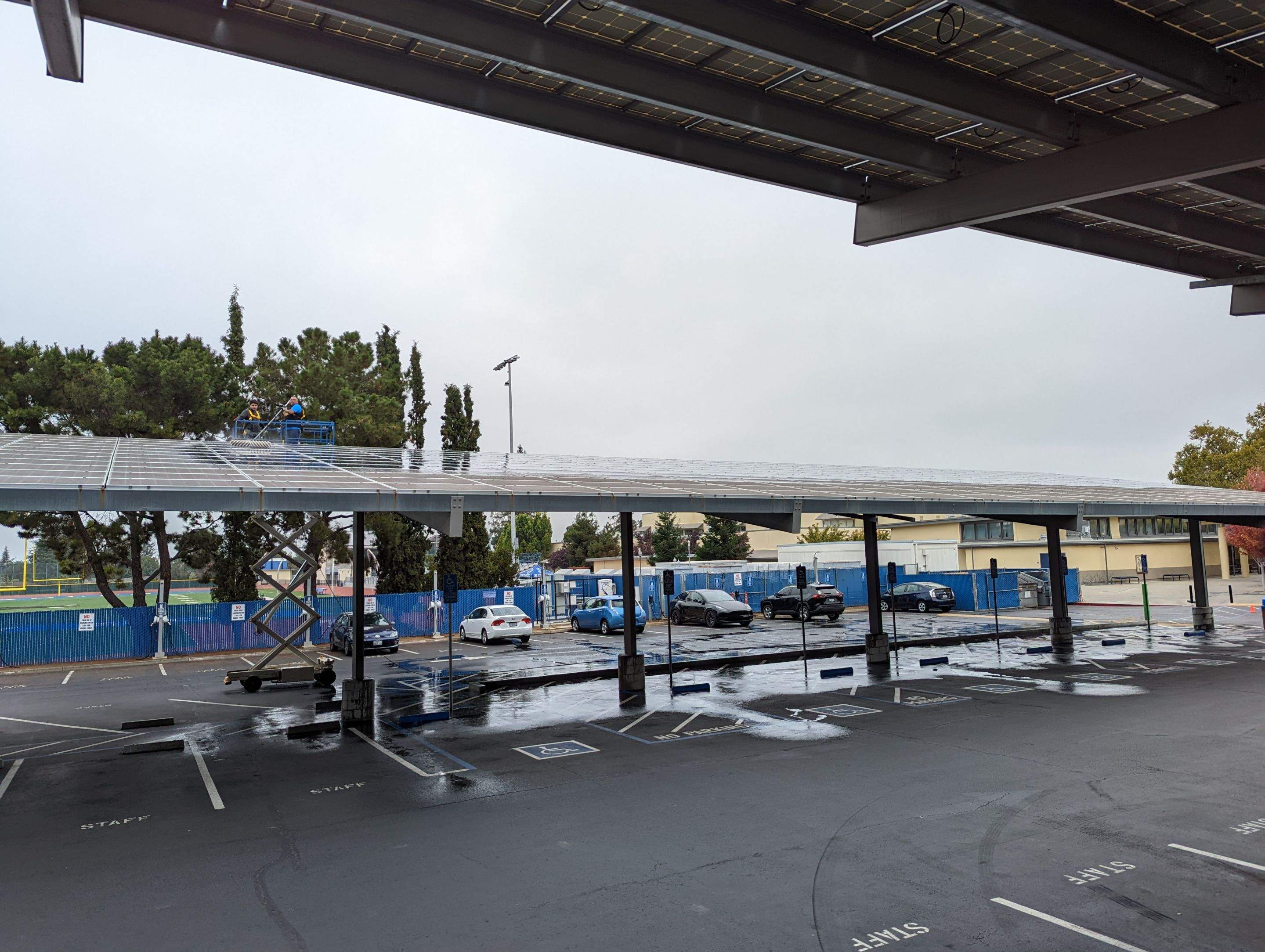 Los Alots Commercial Solar Panel Cleaning by All One Solar Shine