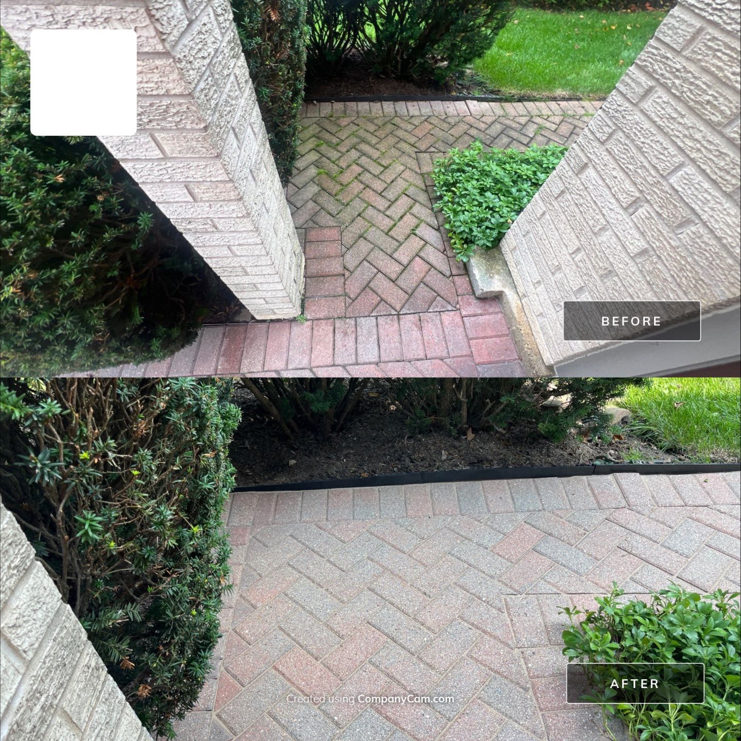 Brick paver clean, sand and seal.  using Surebond SB-1300 by Northern Power Washing LLC.