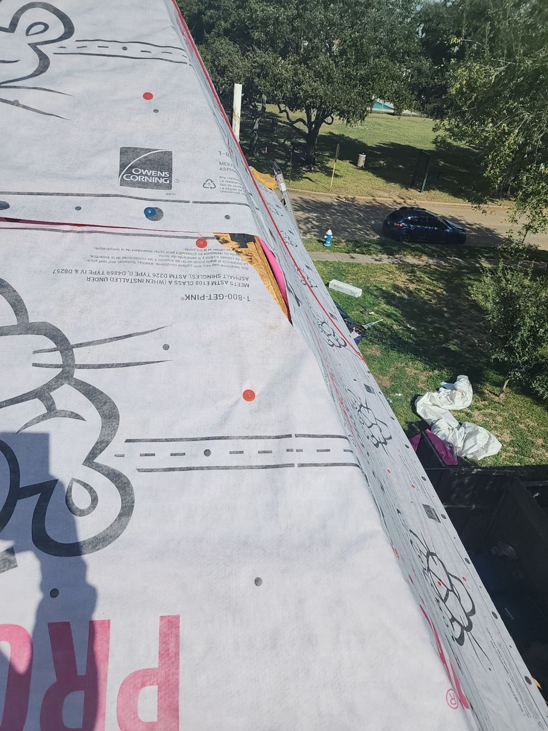 Residential Roofing Installation using Owen's Corning Duration (Lifetime) Shingles by Roof Repair Company