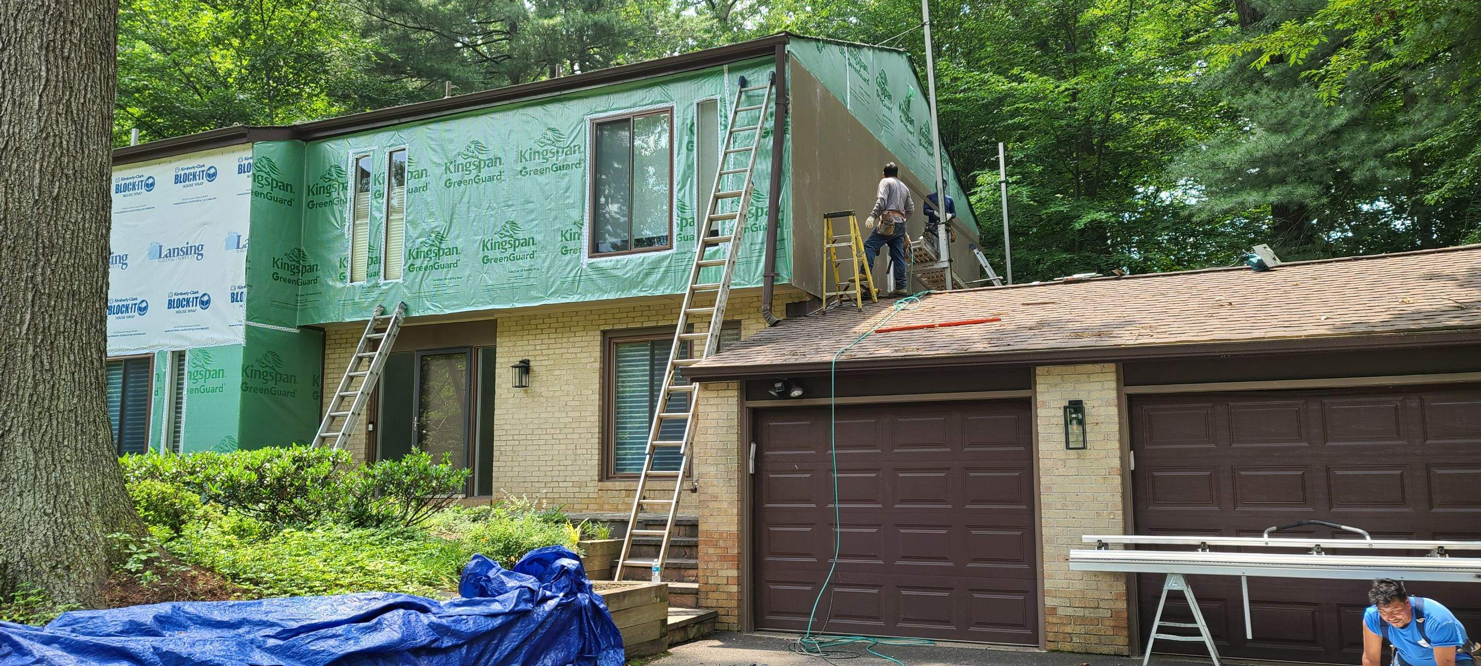 James Hardie Board and Batten Siding and ProVia entry door by Window Depot of Annapolis