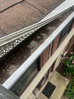 Turtle Shell gutter protection installation in Naperville, IL 60540, photograph 6