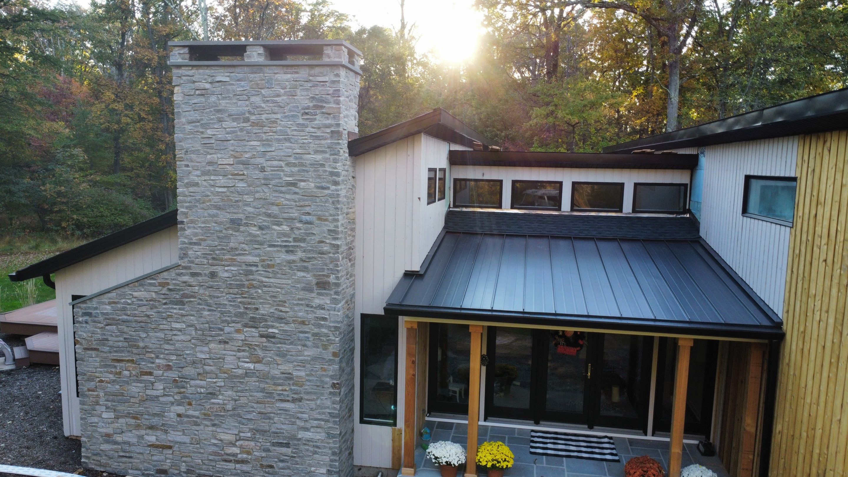Standing Seam Metal Roof using Aluminum 032GA by CMNG LLC