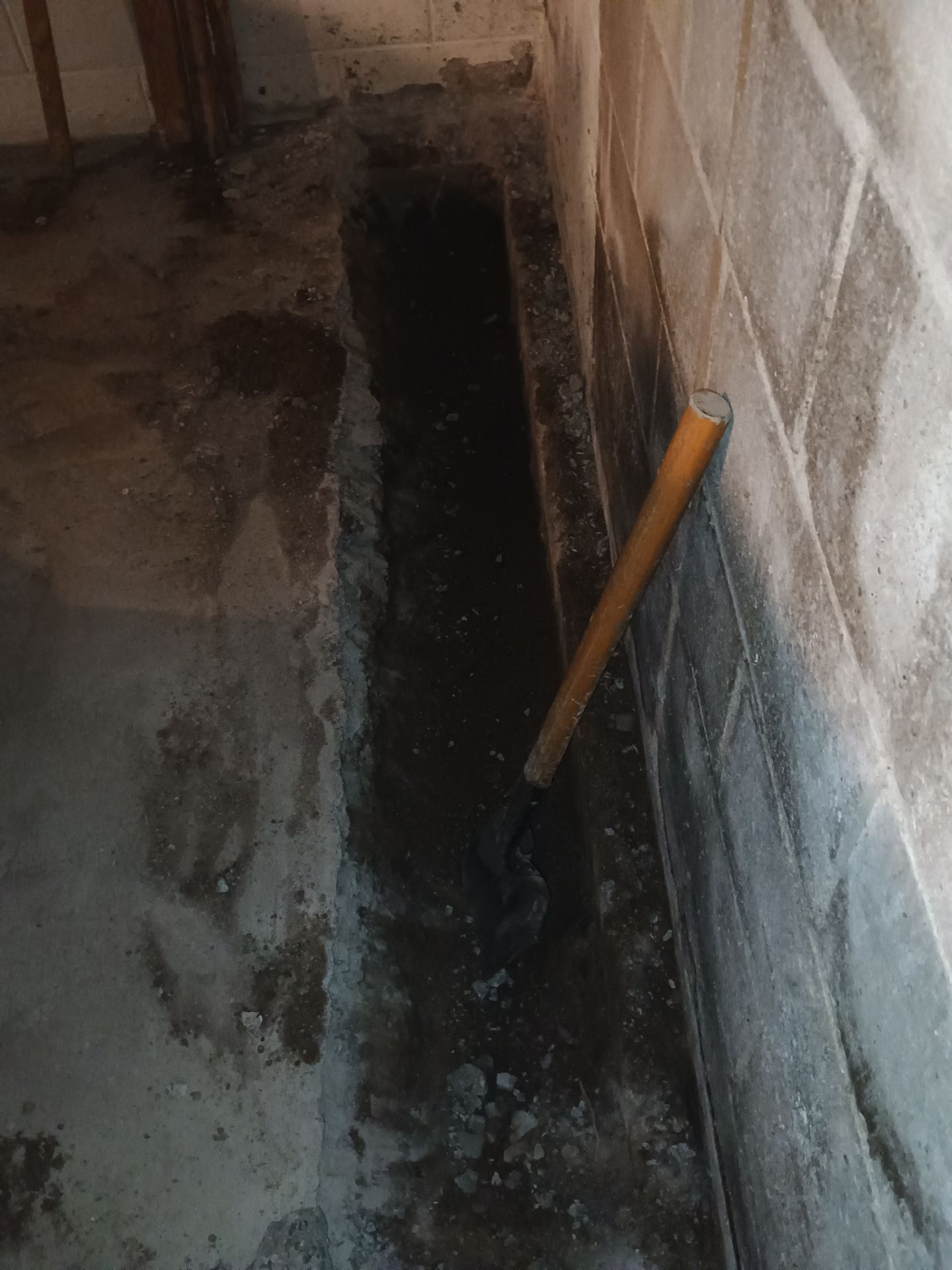 Interior Drain Tile Installation near Columbia Heights, MN by Waterproofing Northeast