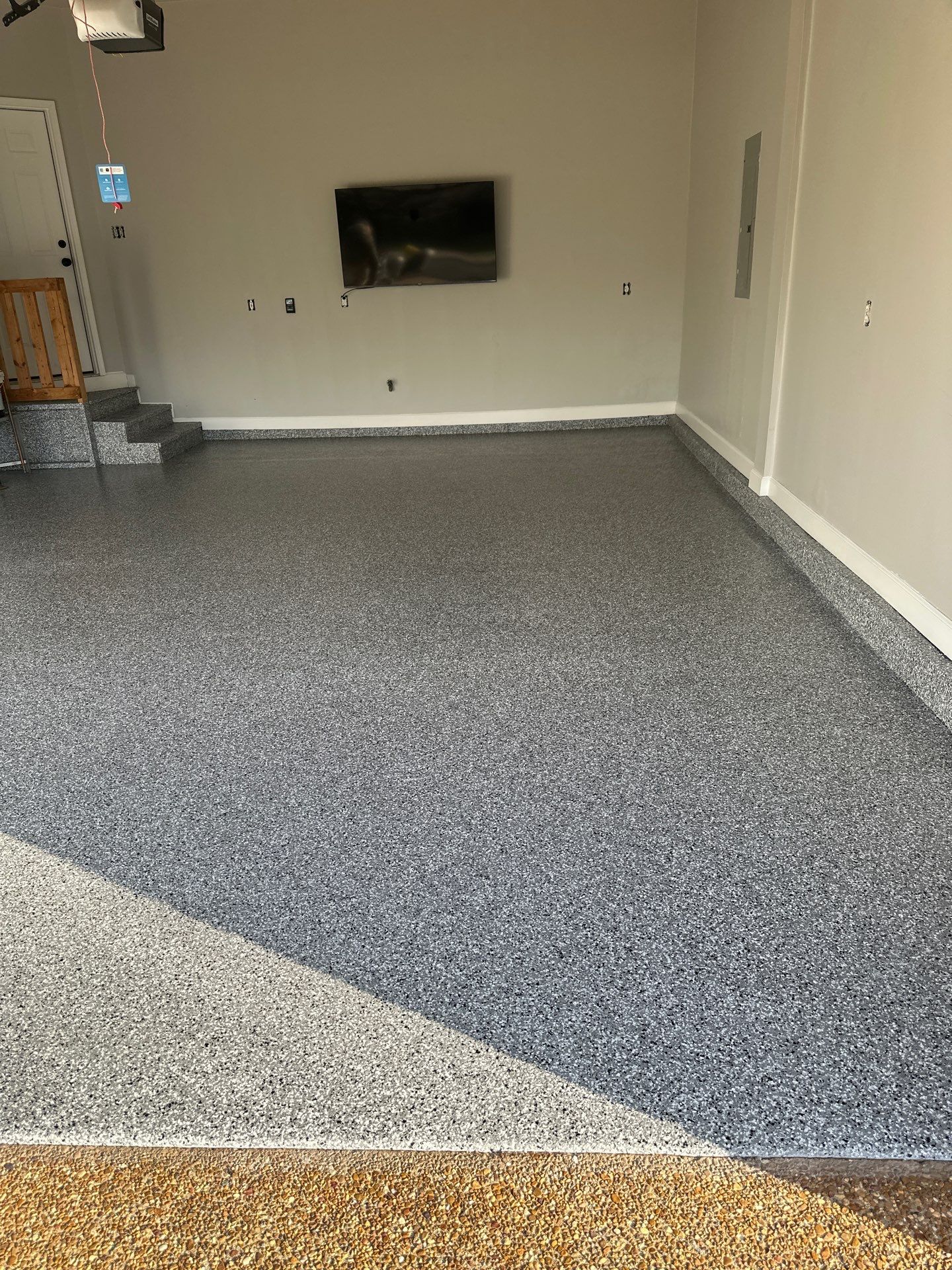Garage Floor Coating using Wombat by My Garage Floor Guys