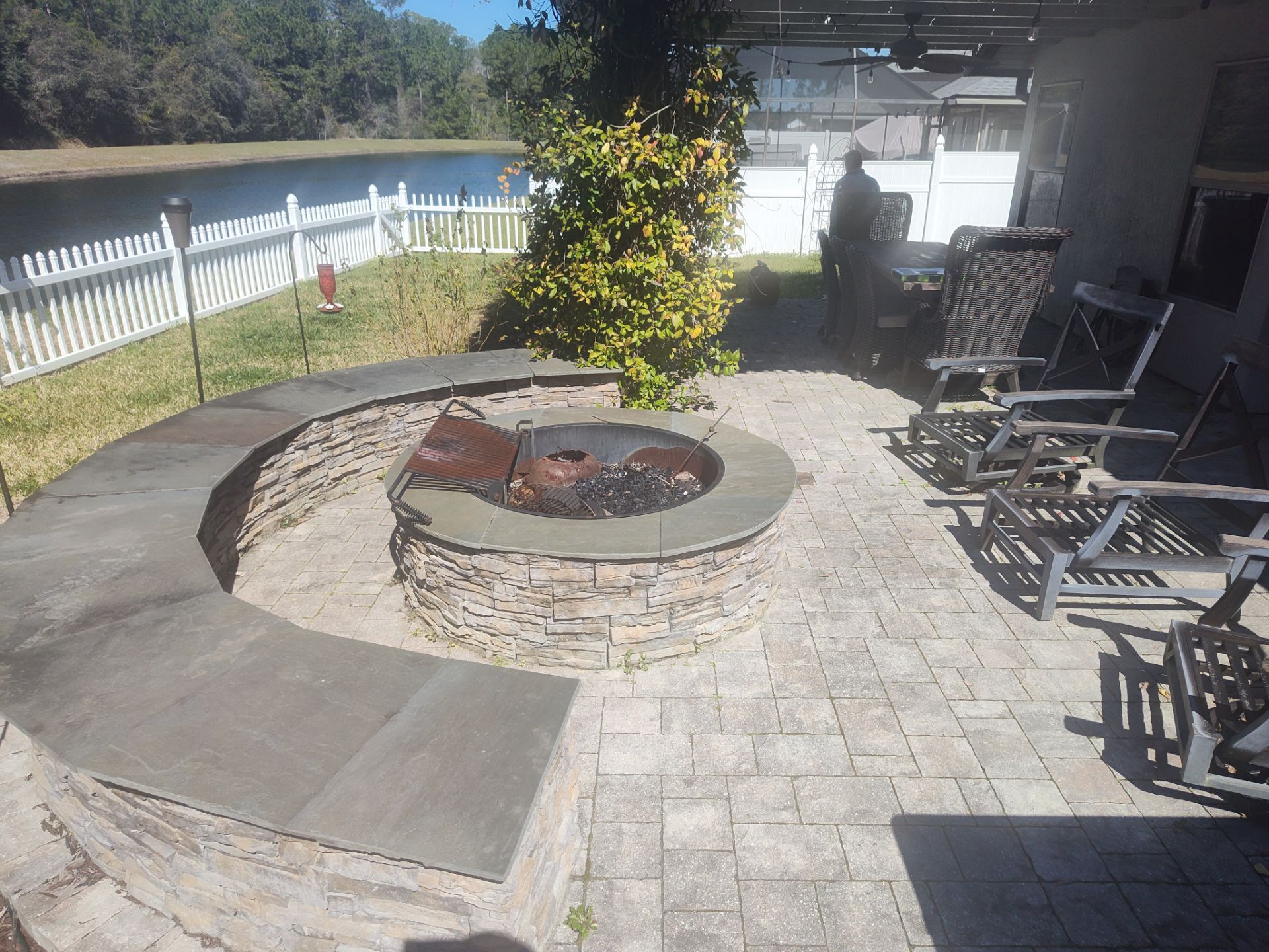 paver patio using Concrete Sealant by DuraSeal
