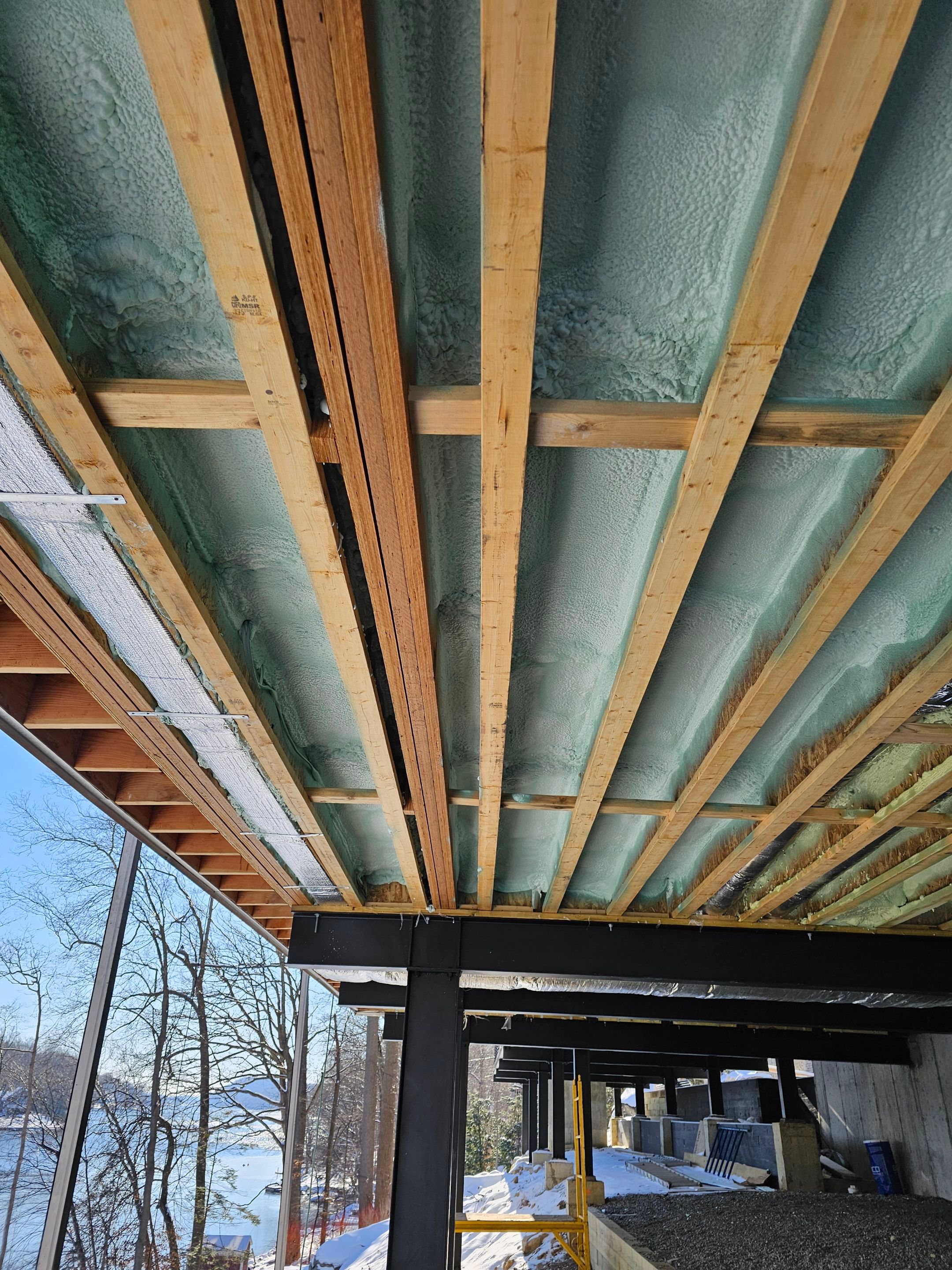 New Construction using Closed Cell Spray Foam by NYS Foam & Energy
