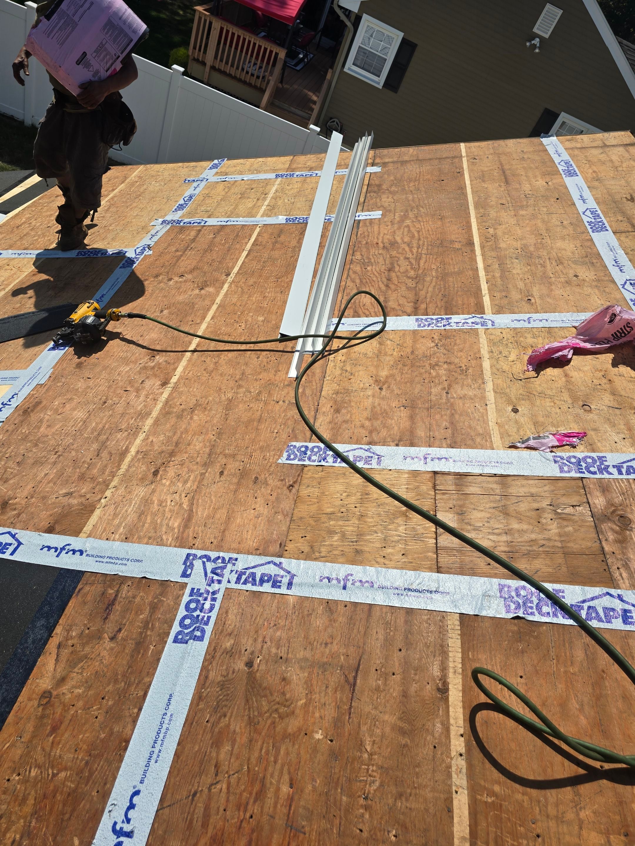 Residential Roofing Installation using Owens Corning TruDefinition Duration Sierra Gray by A Plus Exterior