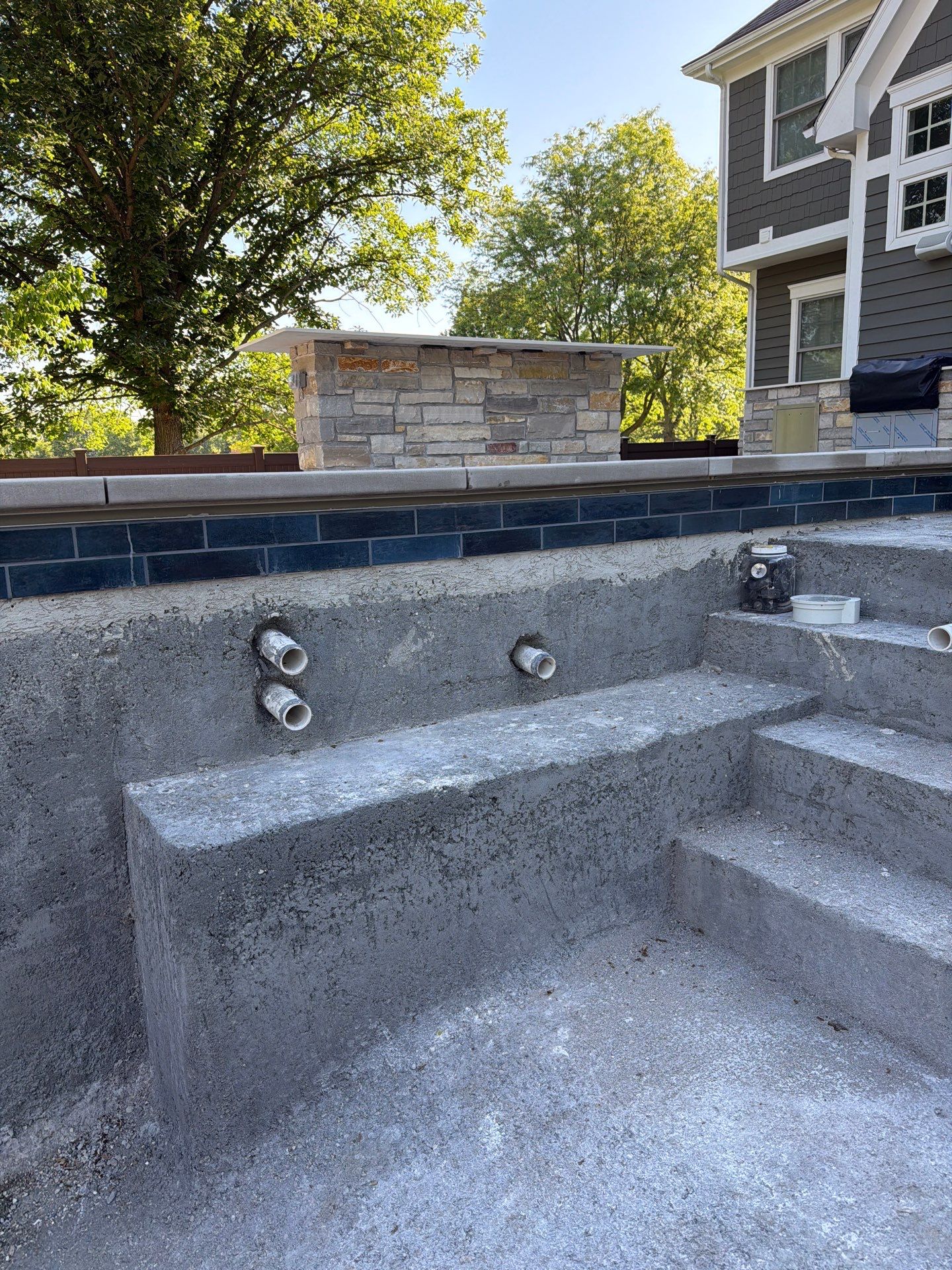 Swim Spa - Jet Benches - Spillover - French Riv by North Shore Pool & Spa