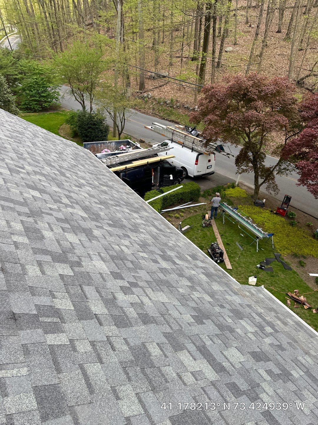 Residential Roofing Installation using Owens Corning TruDefinition Duration - Estate Gray by A Plus Exterior