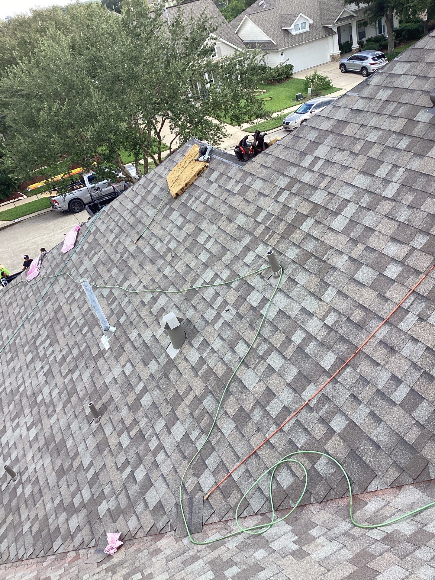 Residential Roofing Installation using Owen's Corning Duration (Lifetime) Shingles by Roof Repair Company