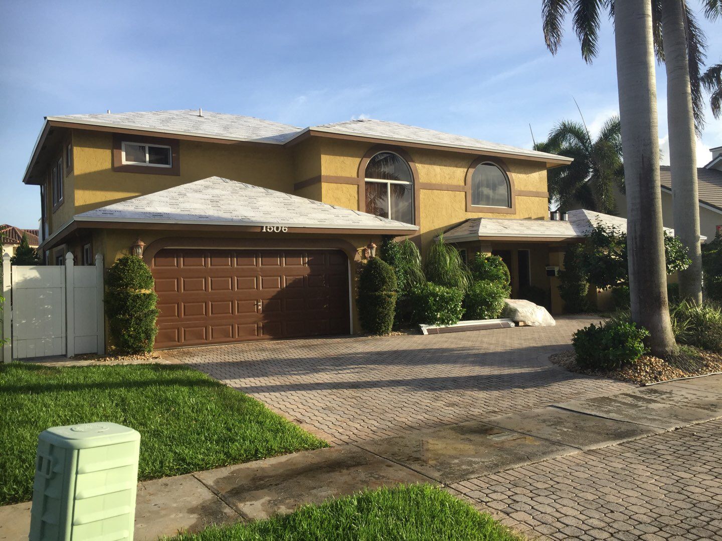 Residential Roofing Installation using Saxony 900 Slate by BLUES BROTHERS ROOFING