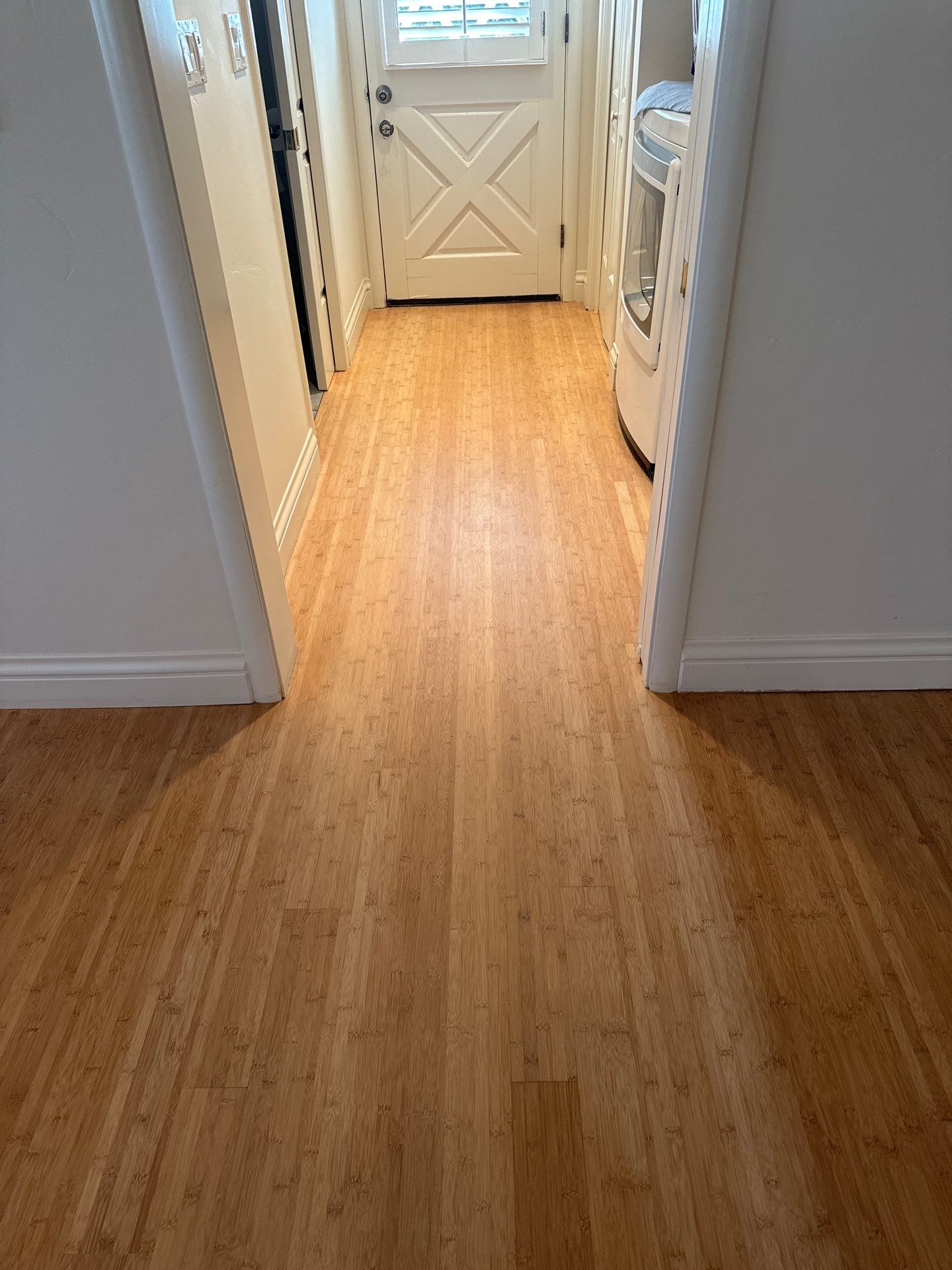 Bamboo Floor Refinish in Fair Oaks by Footprints Floors South Sacramento