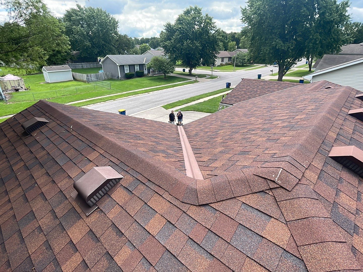 Residential Roofing Installation using IKO Dynasty by EEC Windows, Siding & Roofing