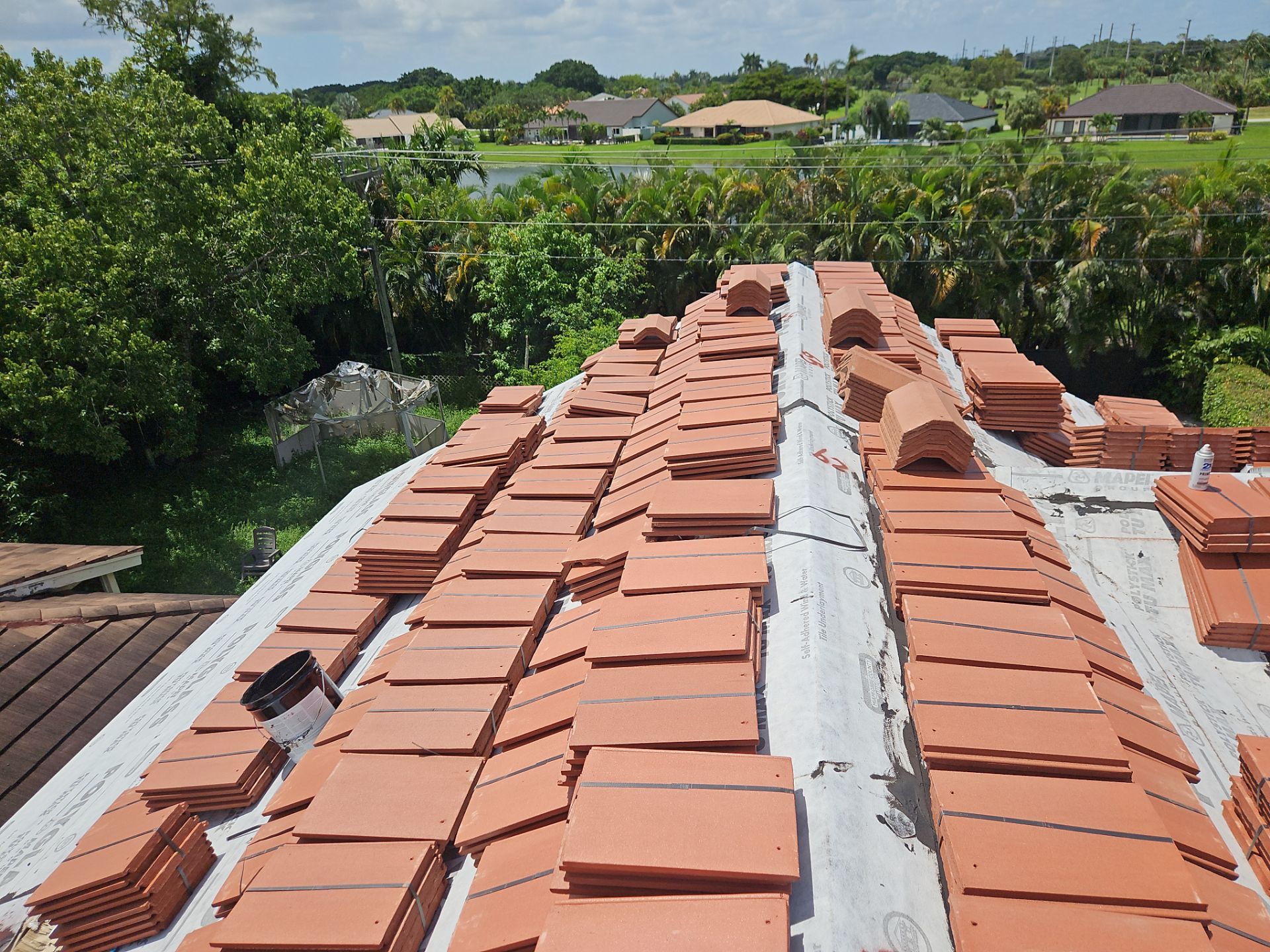 Residential Roofing Installation using Eagle Roofing Tile by BLUES BROTHERS ROOFING