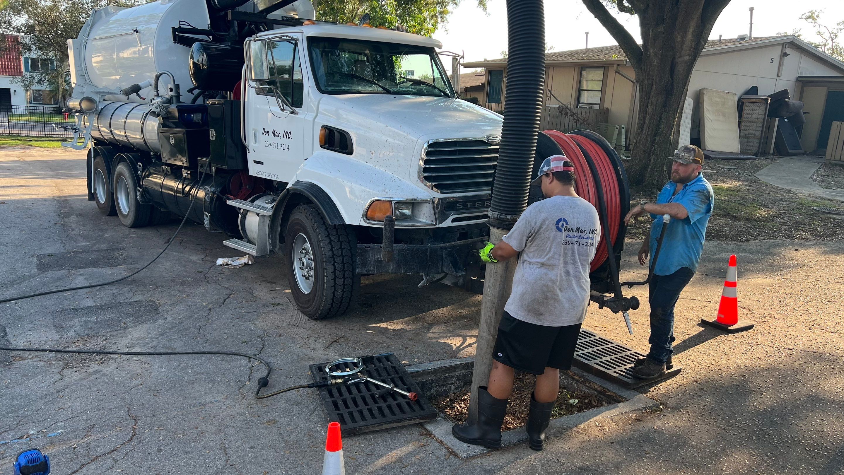 Apartment Complex Storm Water System Cleaning and Maintenance by Don Mar, Inc. Storm Water Solutions