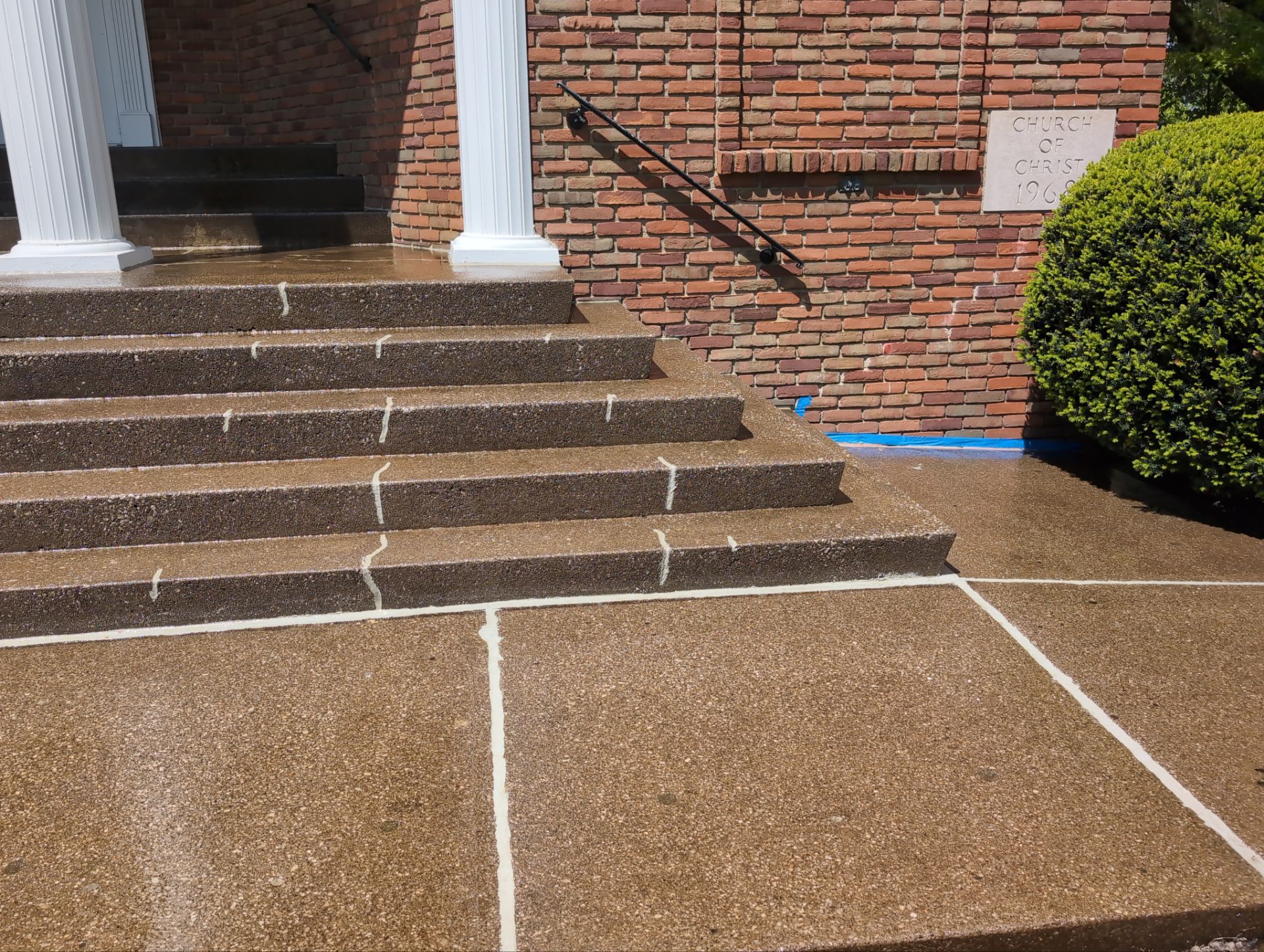 Medina Stair Coating by Beck Restoration Management Group