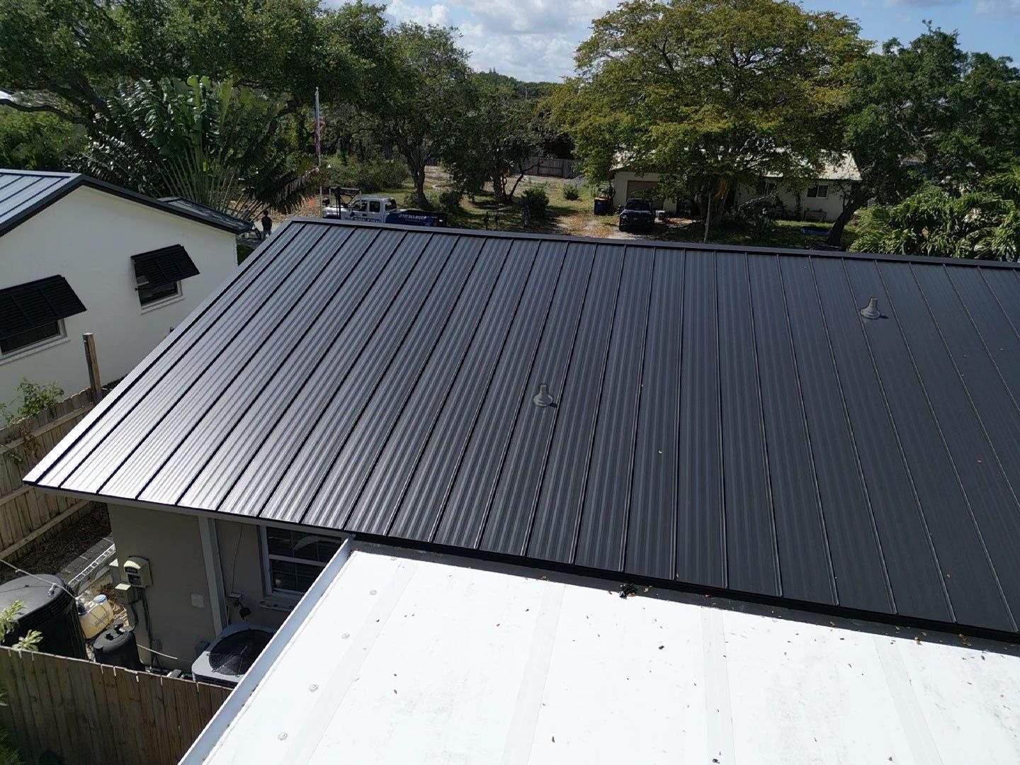 Kynar (Color Coated) Standing Seam Metal Roof Replacement by Sailfish Roofing