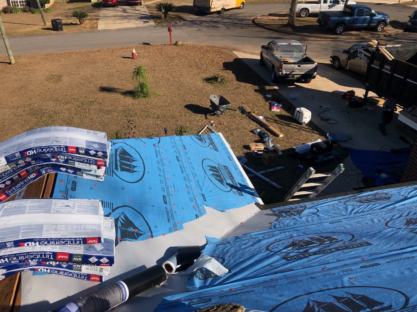 Residential Roofing Installation using Roof Replacement by American Roofing & Construction LLC