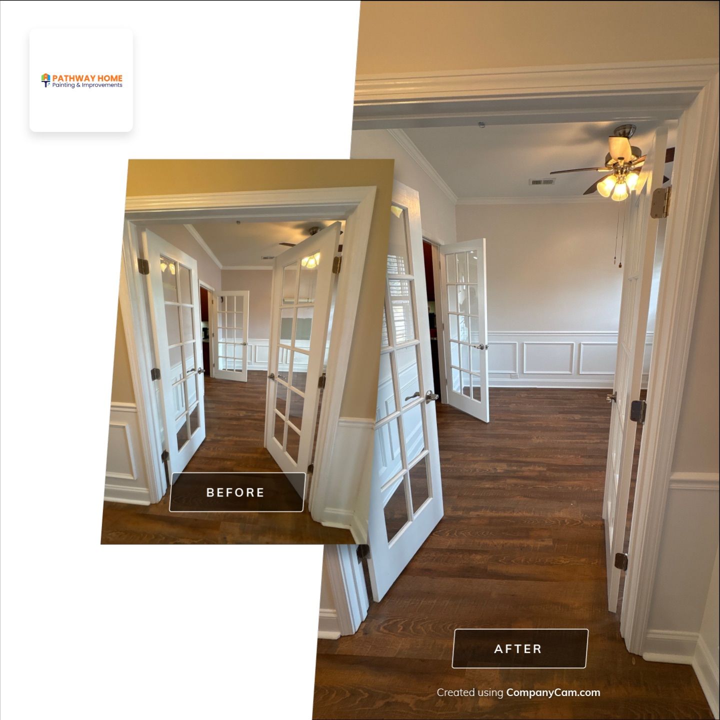 From Concern to Comfort: A Full Interior Transformation Done Right by Pathway Home Painting & Improvements